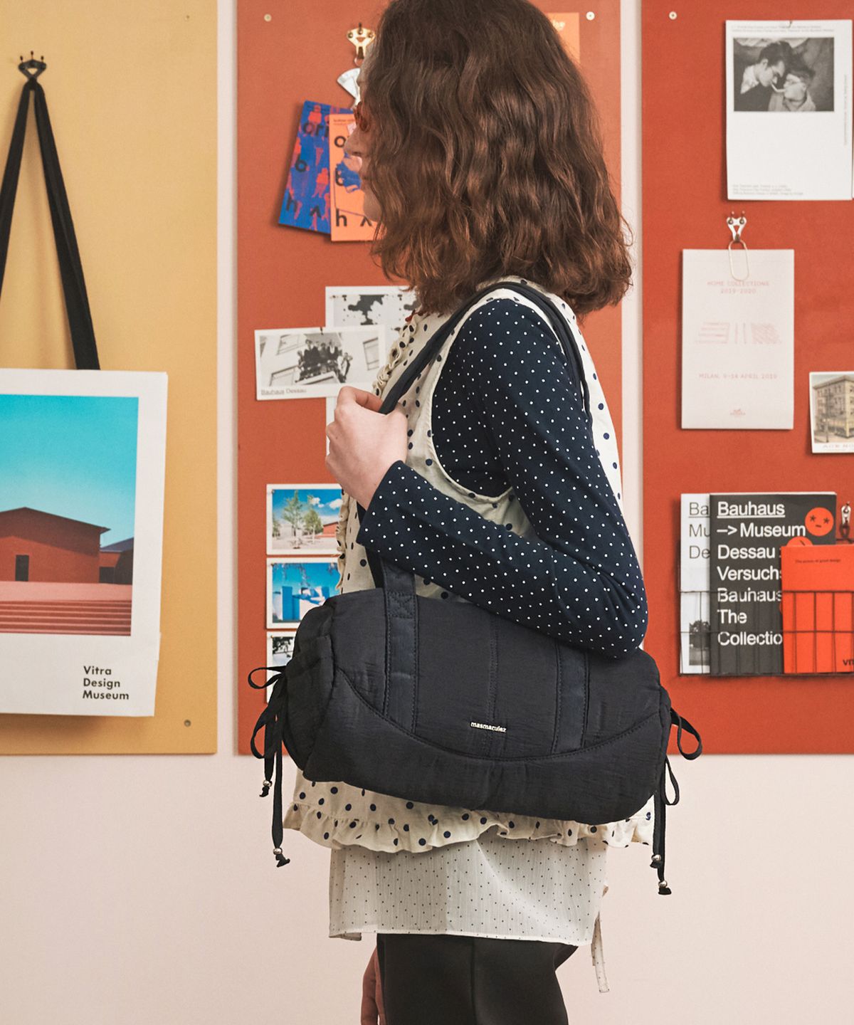 마스마룰즈(MASMARULEZ) Breeze glow shoulder bag_Black