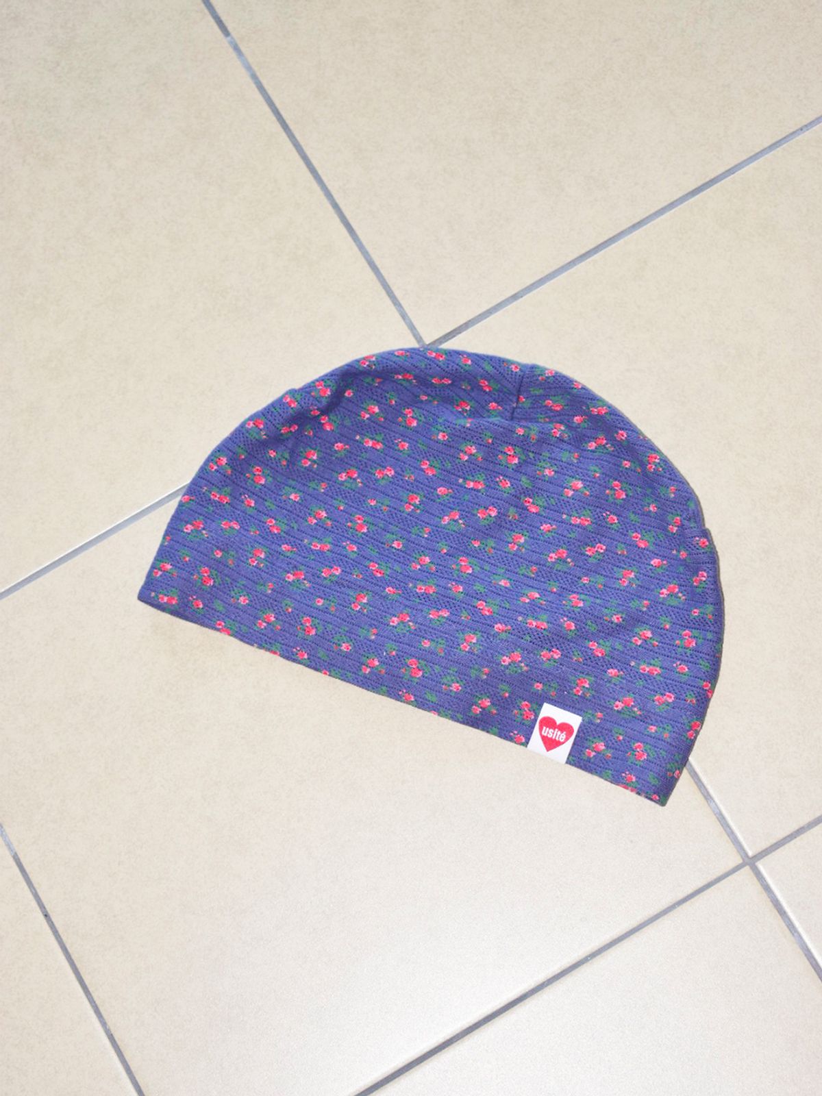 유지떼(USITE) BABY Floral SUMMER Hat (BLUE)