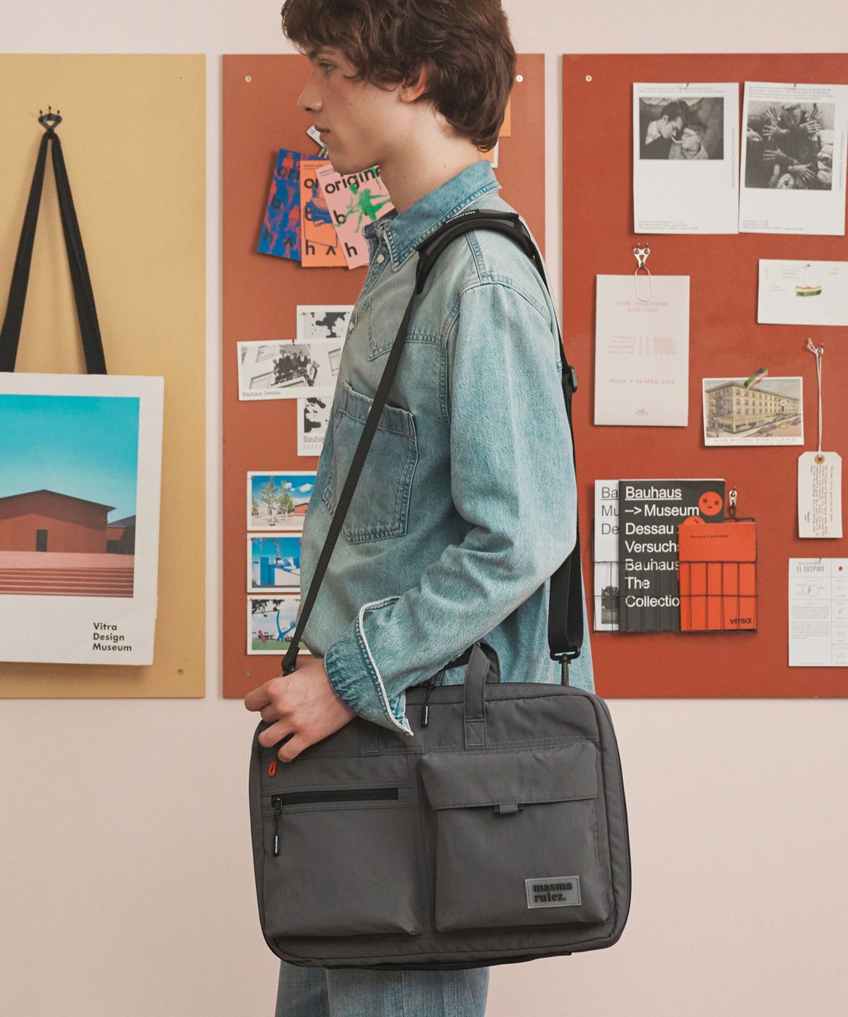 마스마룰즈(MASMARULEZ) Briefit laptop case slim bag_Dark gray