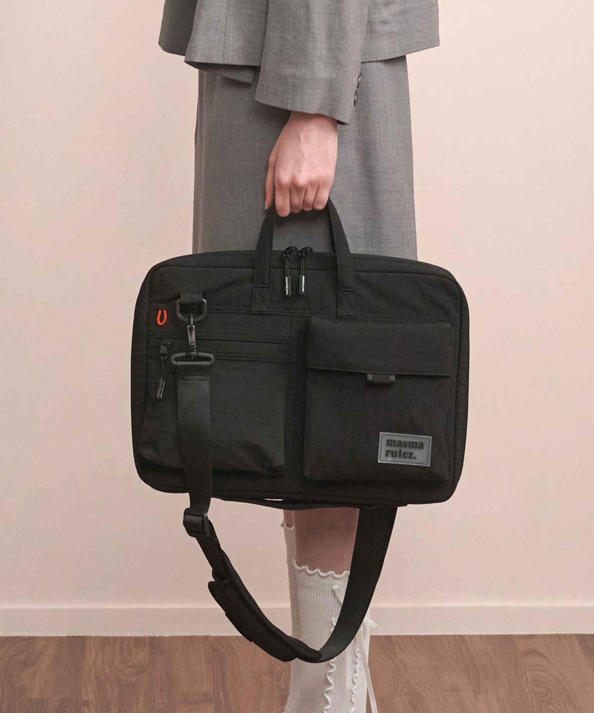 마스마룰즈(MASMARULEZ) Briefit laptop case slim bag_Black