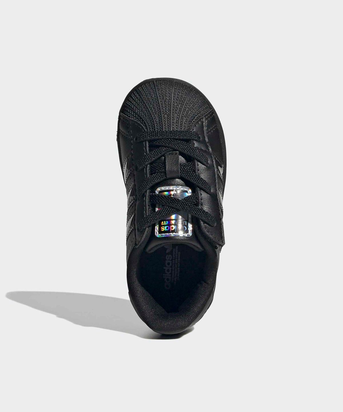 아디다스 키즈(ADIDAS KIDS) 슈퍼스타 LED 라이트 컴포트 클로저 EL 인펀트 - 블랙 / JS1295