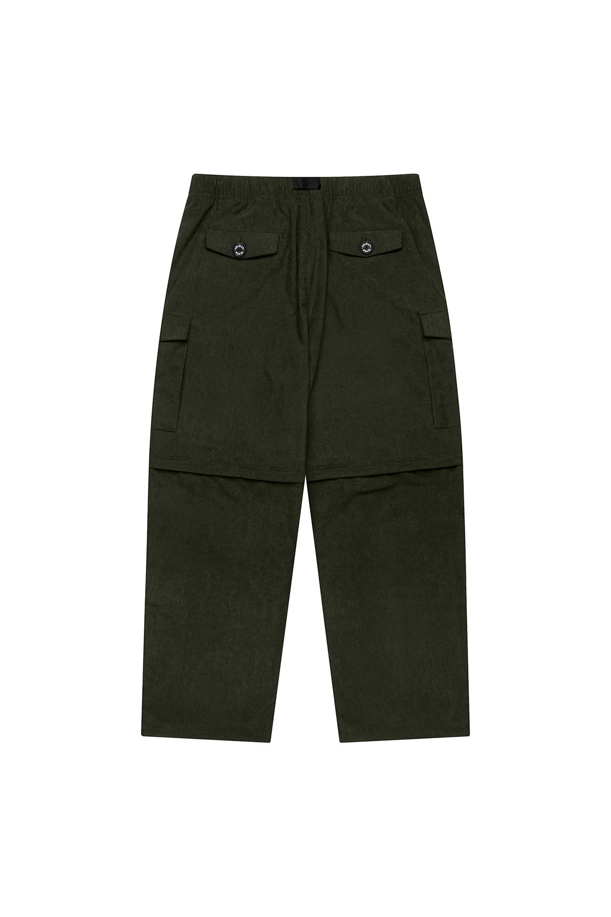 프라이데이세븐(FRIDAYSEVEN) 컨버터블 투웨이 2way wide pt corduroy khaki