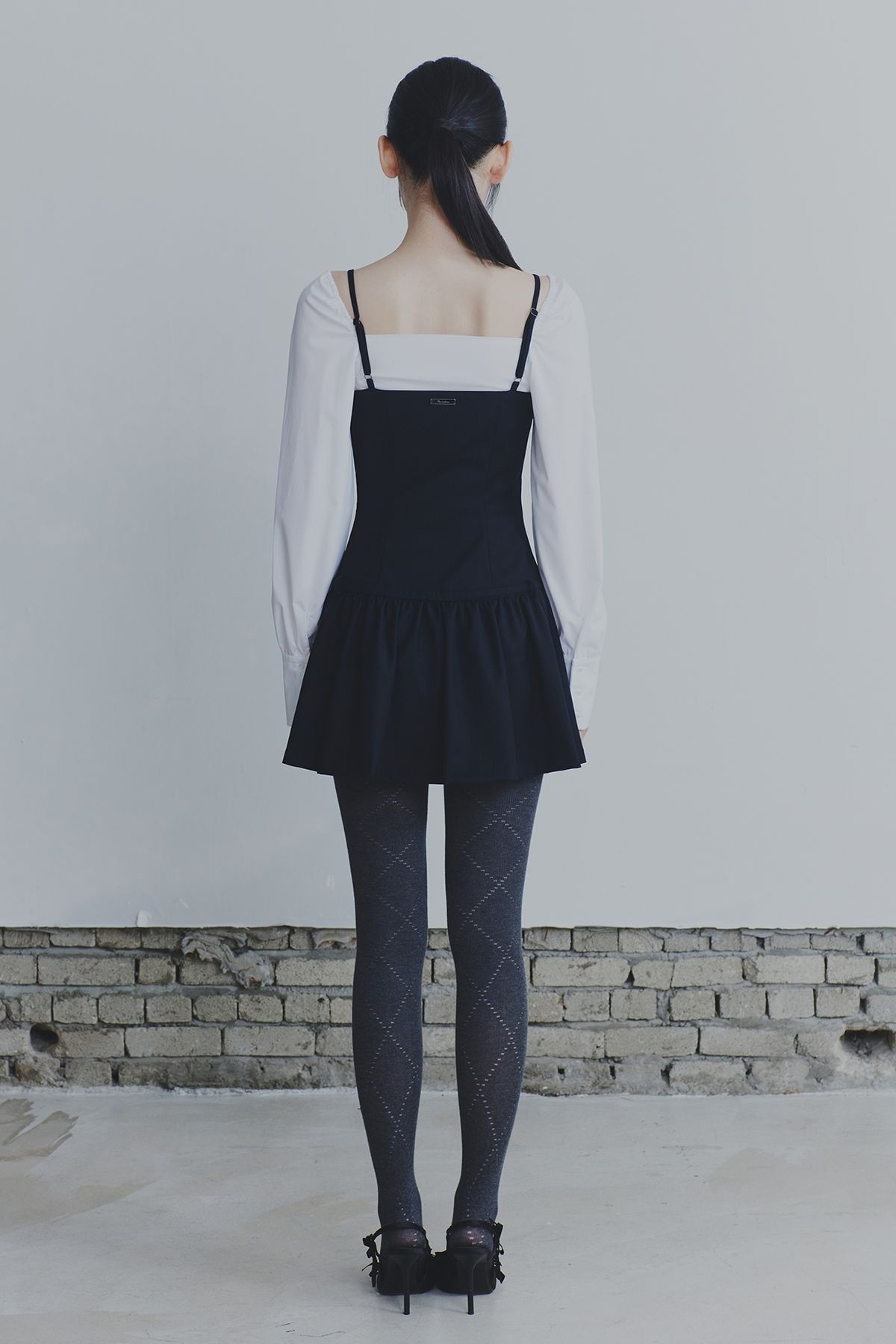 페인오어플레져(PAINORPLEASURE) BIANCA DRESS deep navy