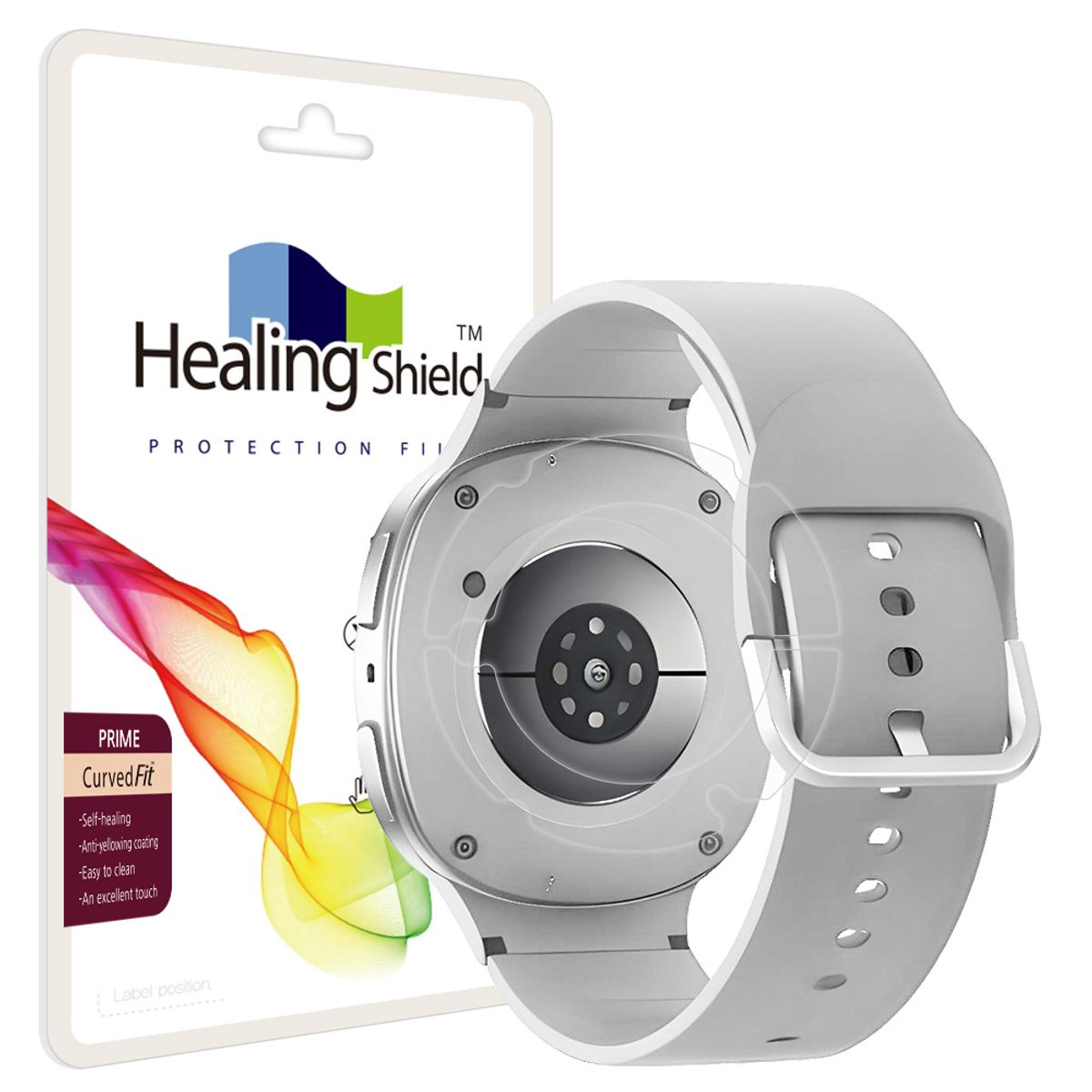 힐링쉴드(HEALINGSHIELD) 갤럭시워치8 44mm 프라임 고광택 후면보호필름 2매