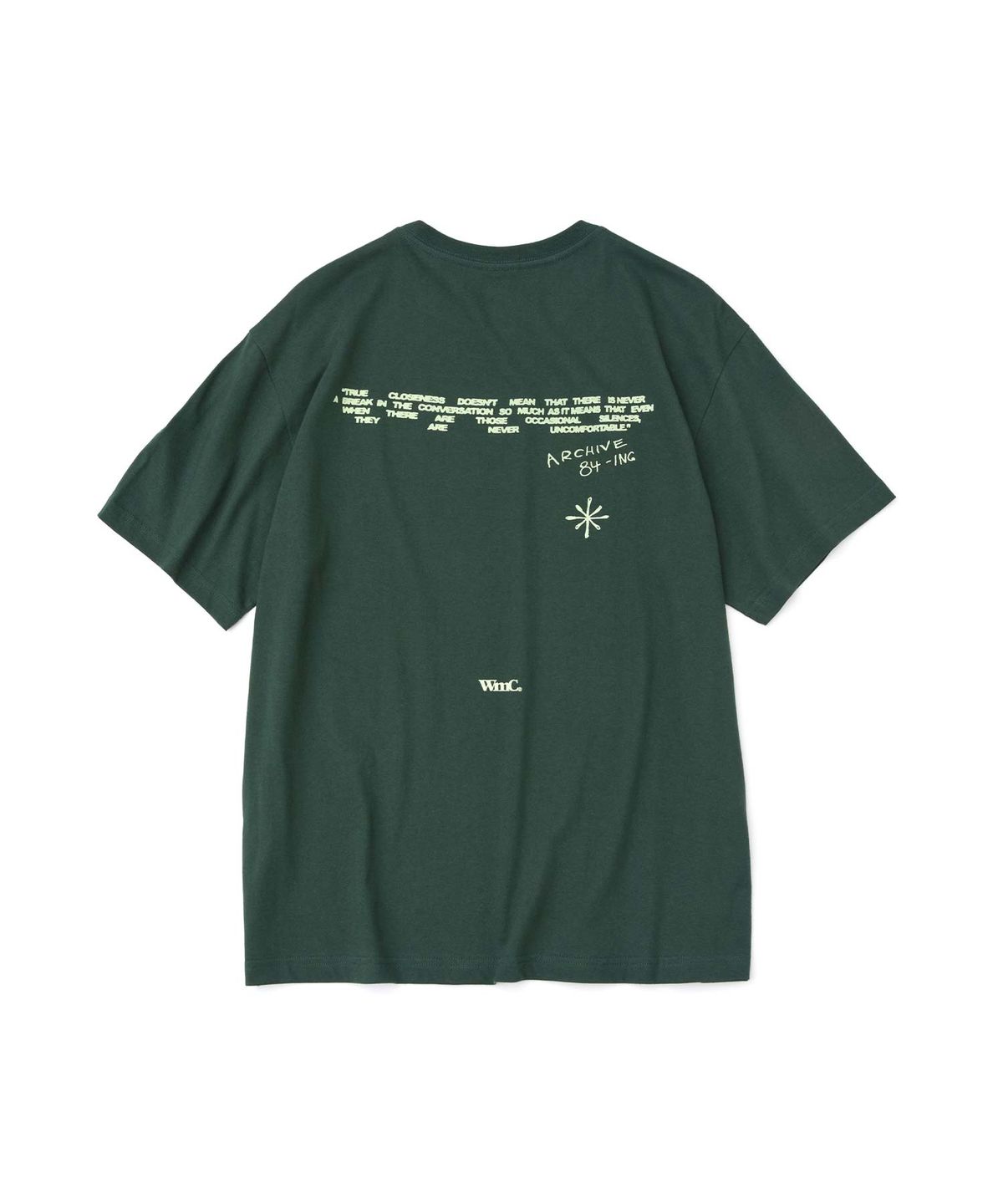 더블유엠씨(WMC) 패밀리 티셔츠_DARK GREEN