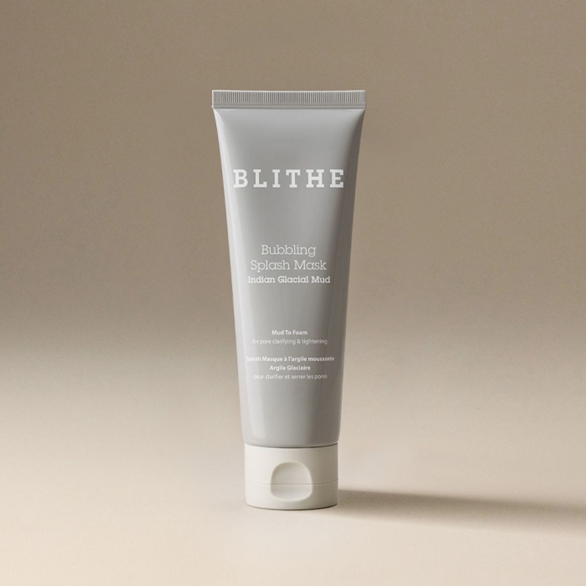 블라이드(BLITHE) [SET] 버블링 스플래쉬 마스크 인디언 그레이셜 머드팩투폼 120ml + 모공 브러쉬