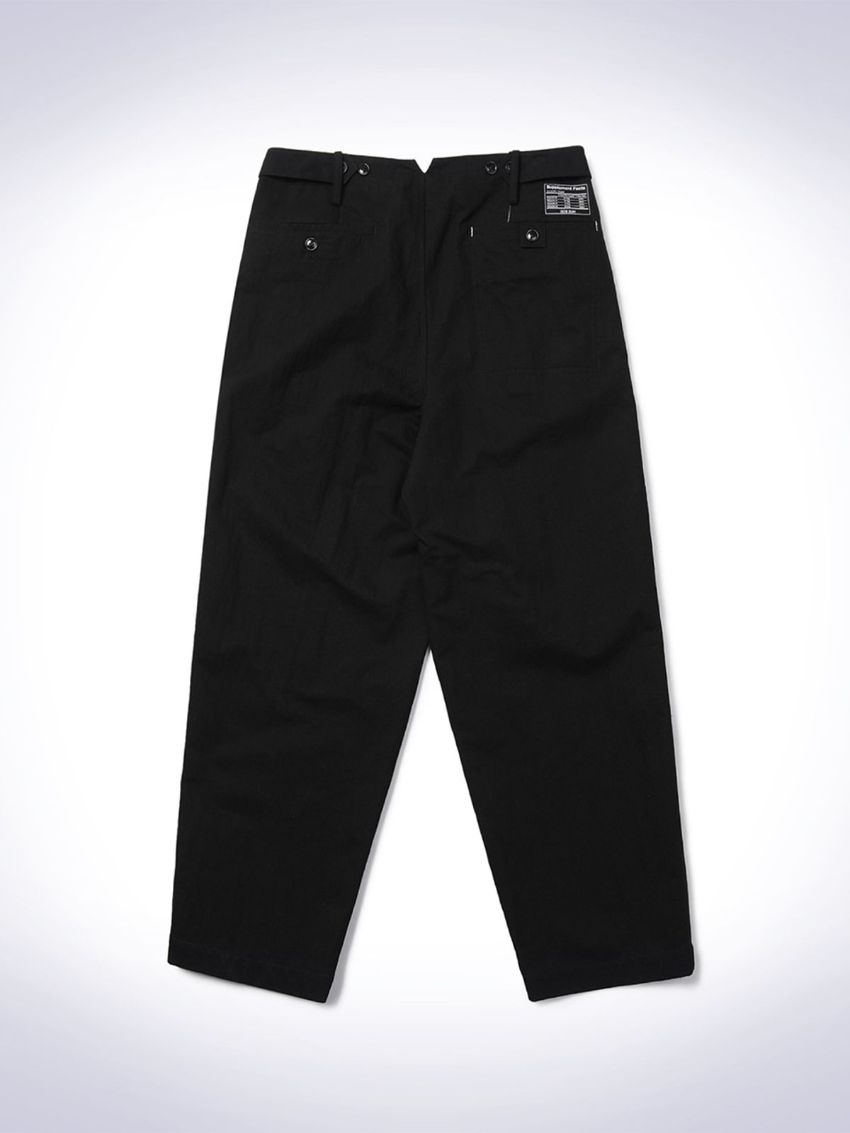 하우스공칠이씨(HAUS072C) MINE PANTS BLACK
