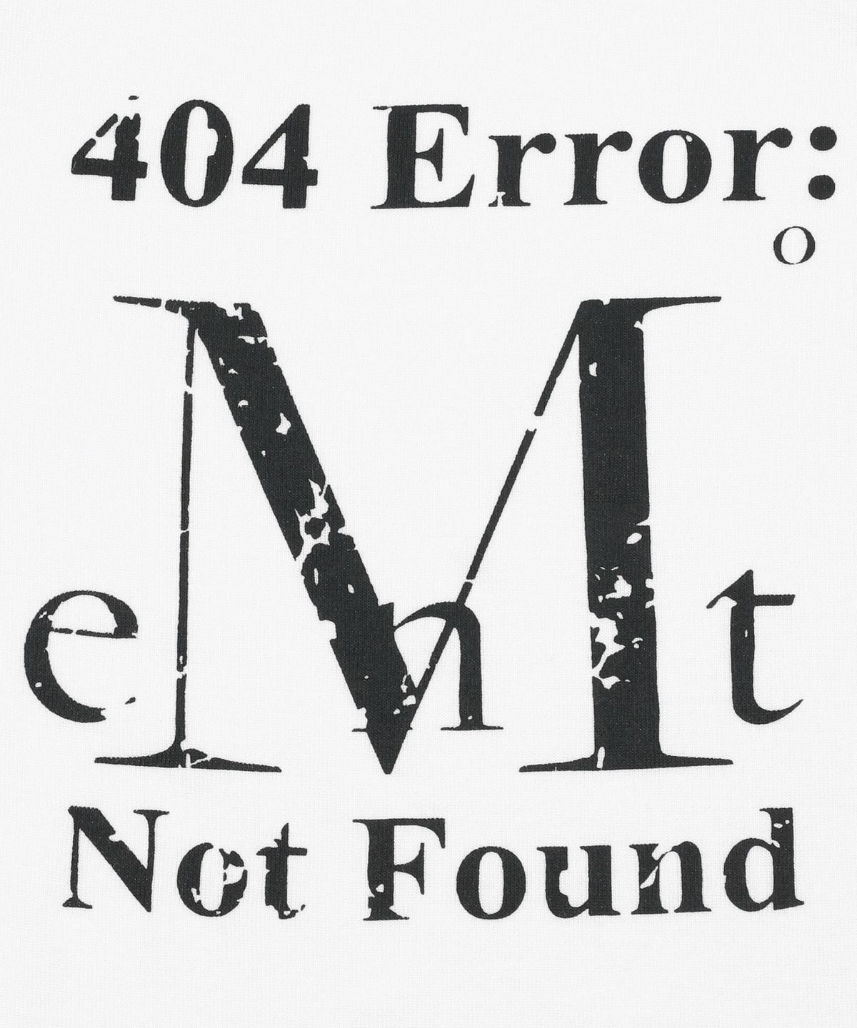 무센트(MUCENT) 404 에러 크랙 로고 슬리브리스 나시 (3컬러)