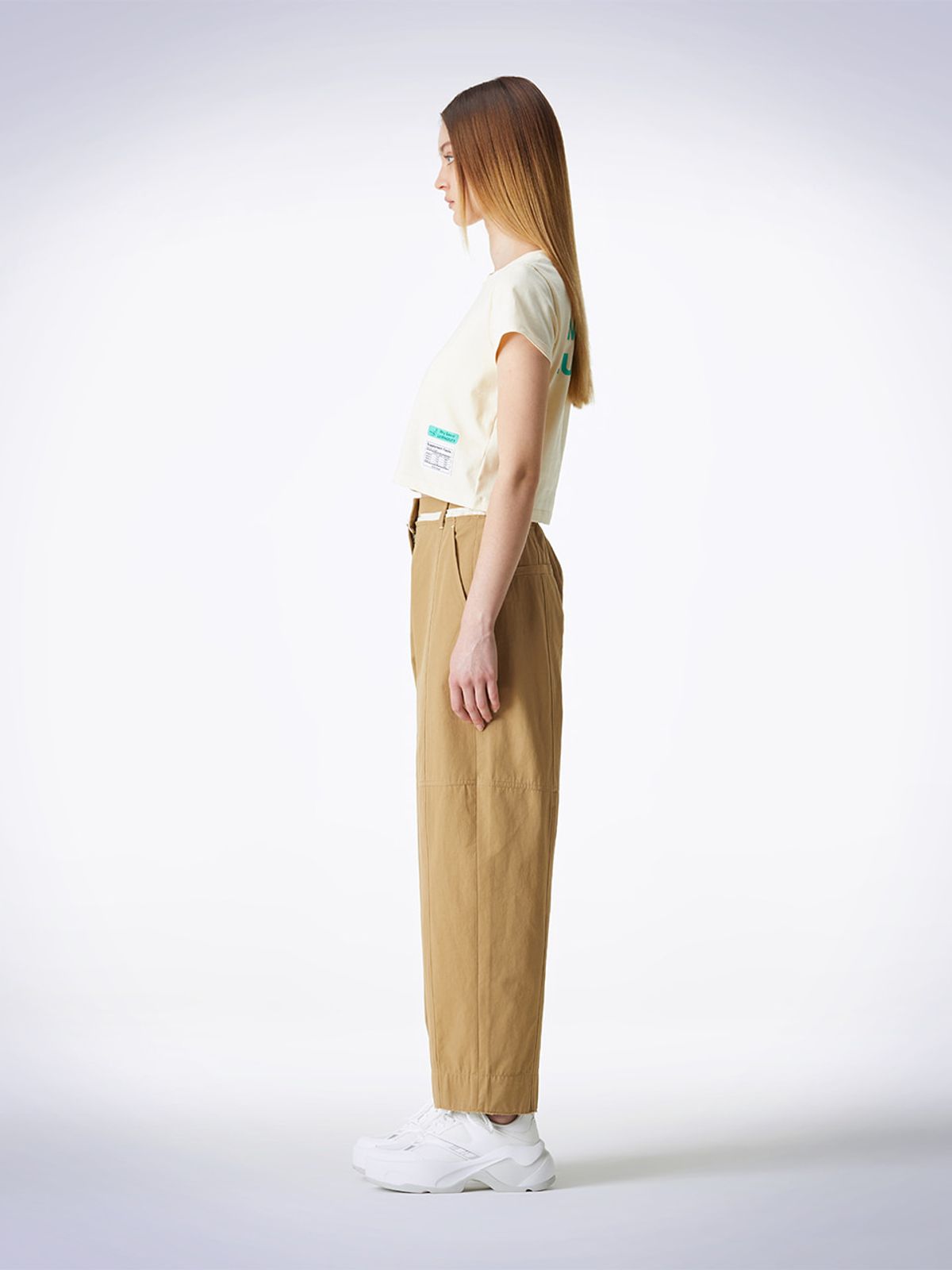 하우스공칠이씨(HAUS072C) SUGAR T-SHIRTS IVORY