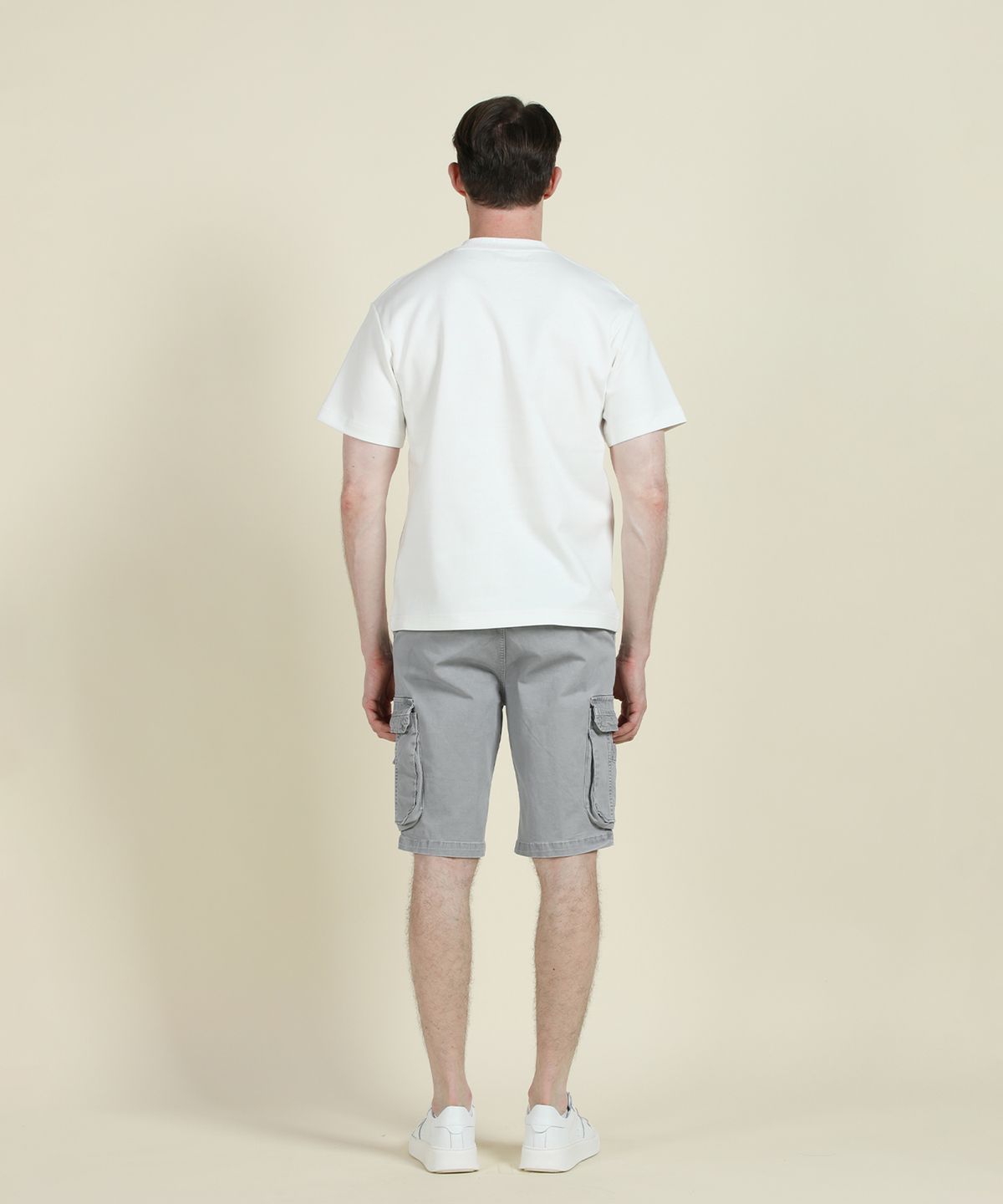 빠니깔레(PANICALE) 화이트 로고 반팔 티셔츠