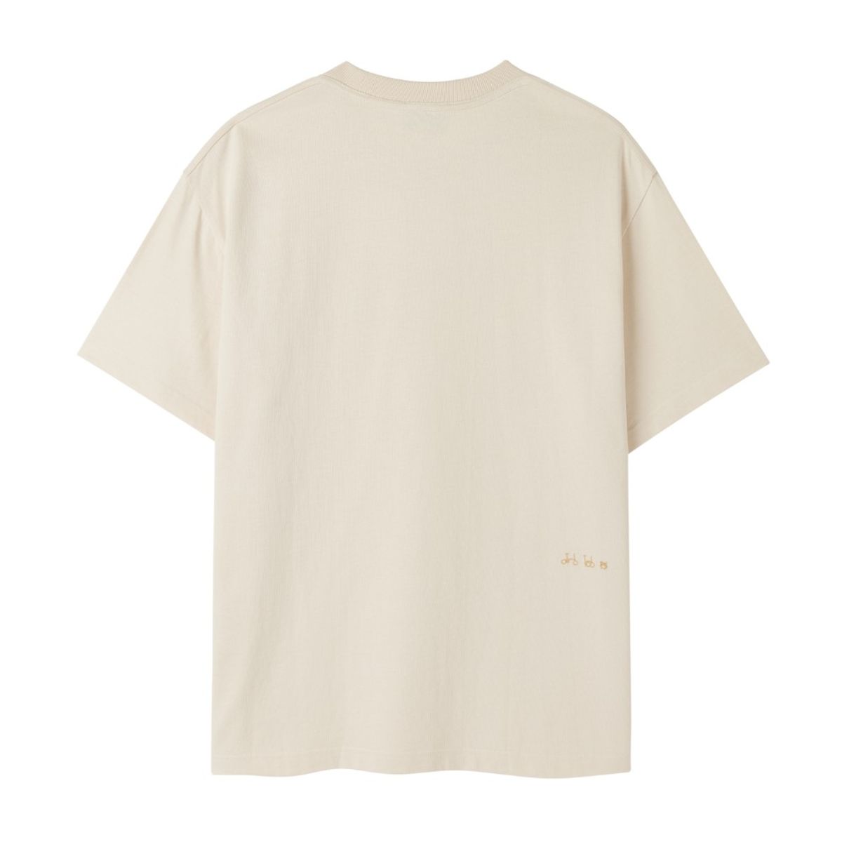 브롬톤 런던(BROMPTON LONDON) POCKET HALF SLEEVE T-SHIRT - CREAM (P253UTS410)