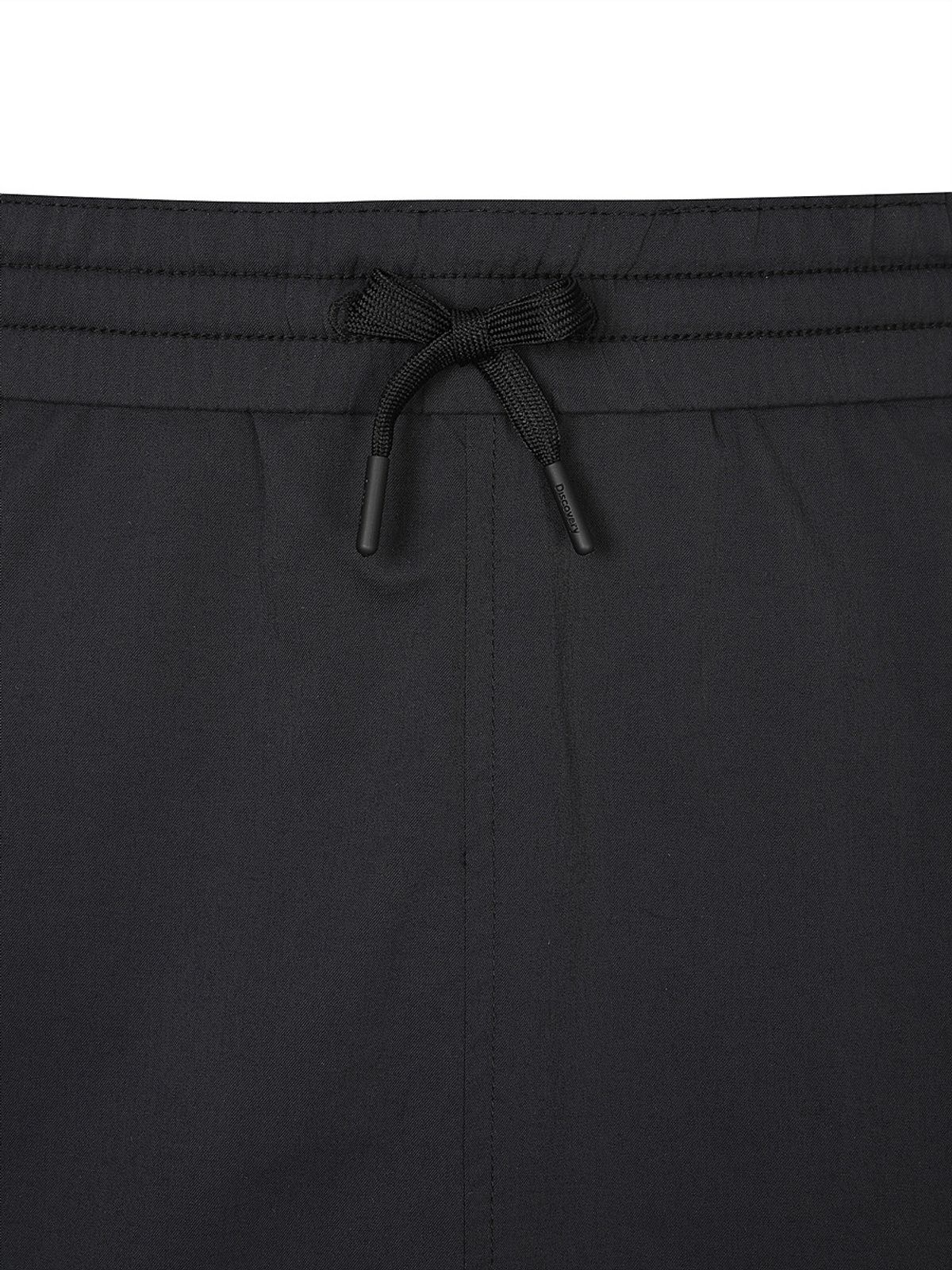 디스커버리 익스페디션(DISCOVERY EXPEDITION) 여성 파라슈트 기모안감 스커트 (BLACK)