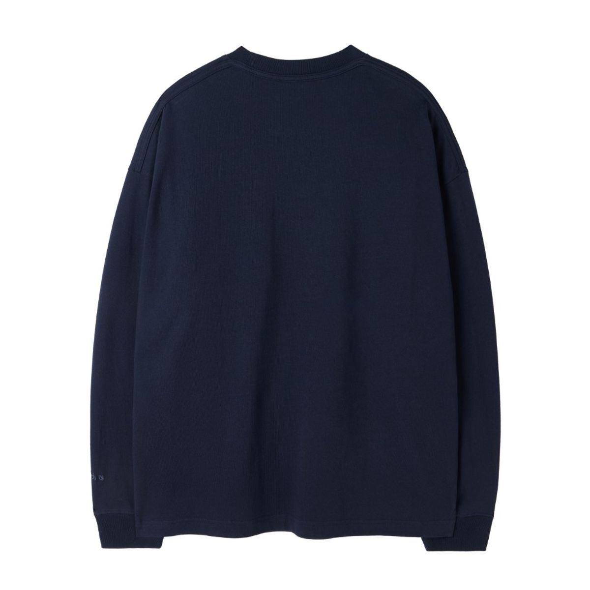브롬톤 런던(BROMPTON LONDON) BASIC SOLID LONG SLEEVE T-SHIRT - NAVY (P253UTS411)