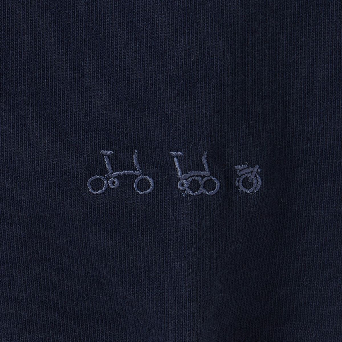 브롬톤 런던(BROMPTON LONDON) BASIC SOLID LONG SLEEVE T-SHIRT - NAVY (P253UTS411)