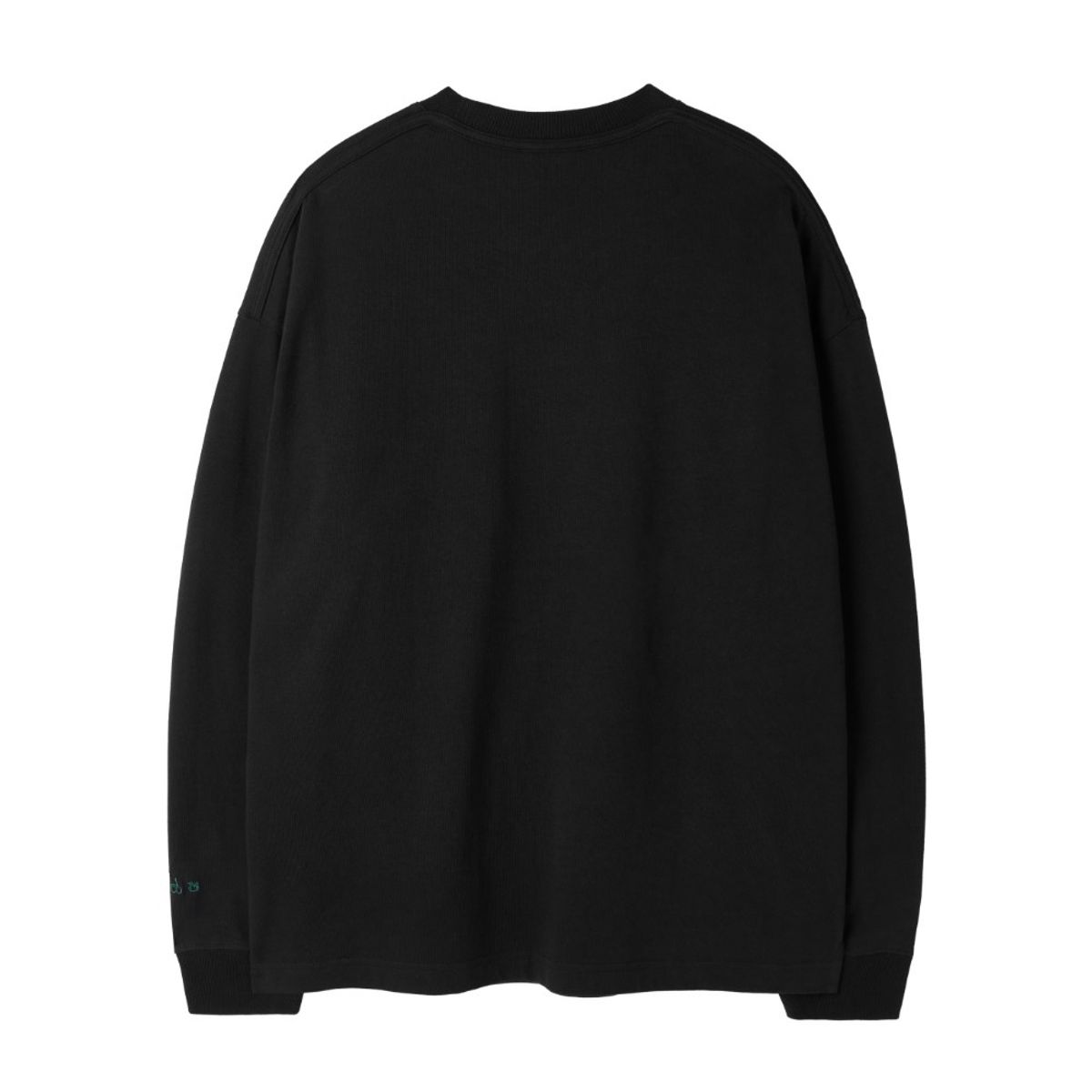 브롬톤 런던(BROMPTON LONDON) BASIC SOLID LONG SLEEVE T-SHIRT - BLACK (P253UTS411)