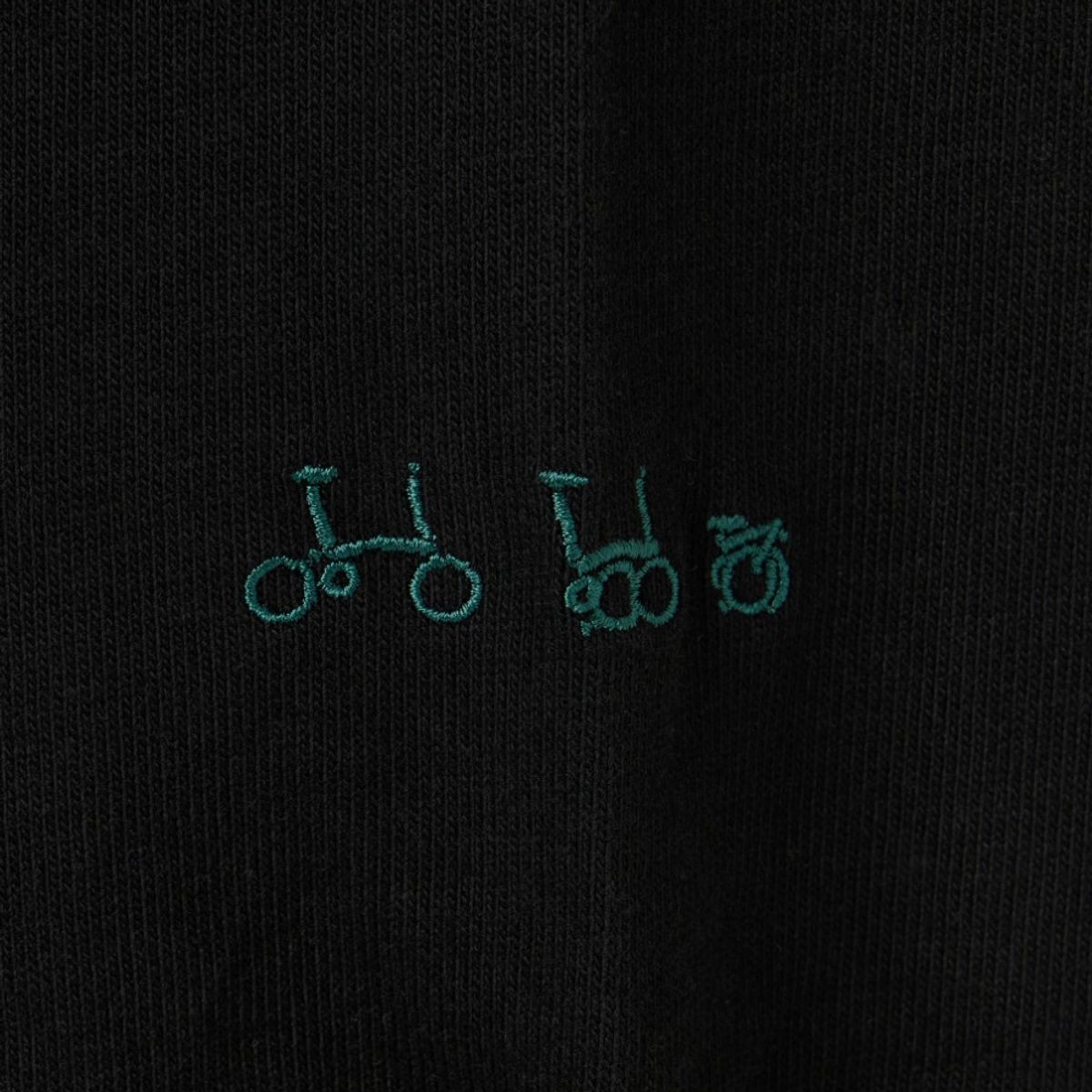 브롬톤 런던(BROMPTON LONDON) BASIC SOLID LONG SLEEVE T-SHIRT - BLACK (P253UTS411)
