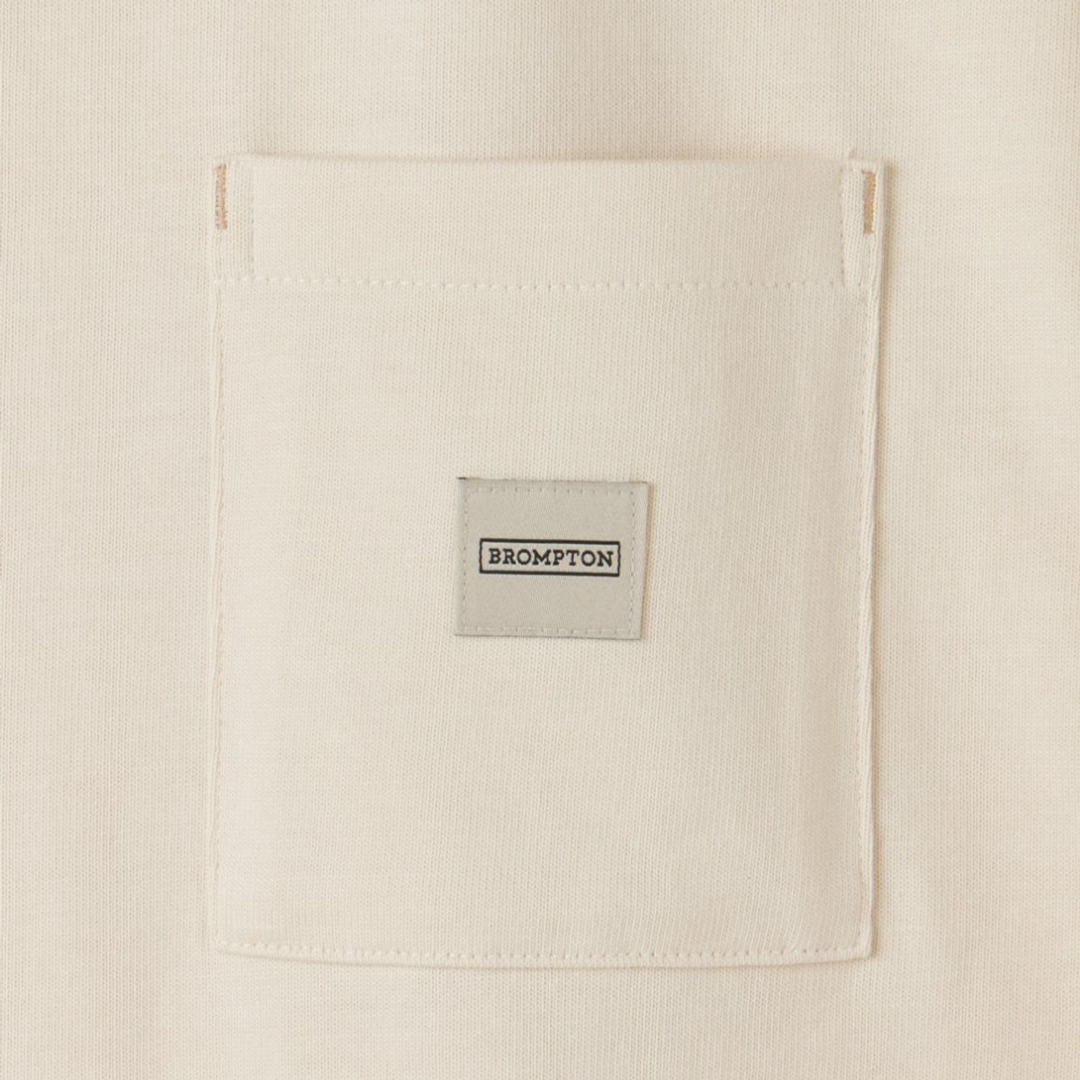 브롬톤 런던(BROMPTON LONDON) BASIC SOLID LONG SLEEVE T-SHIRT - CREAM (P253UTS411)
