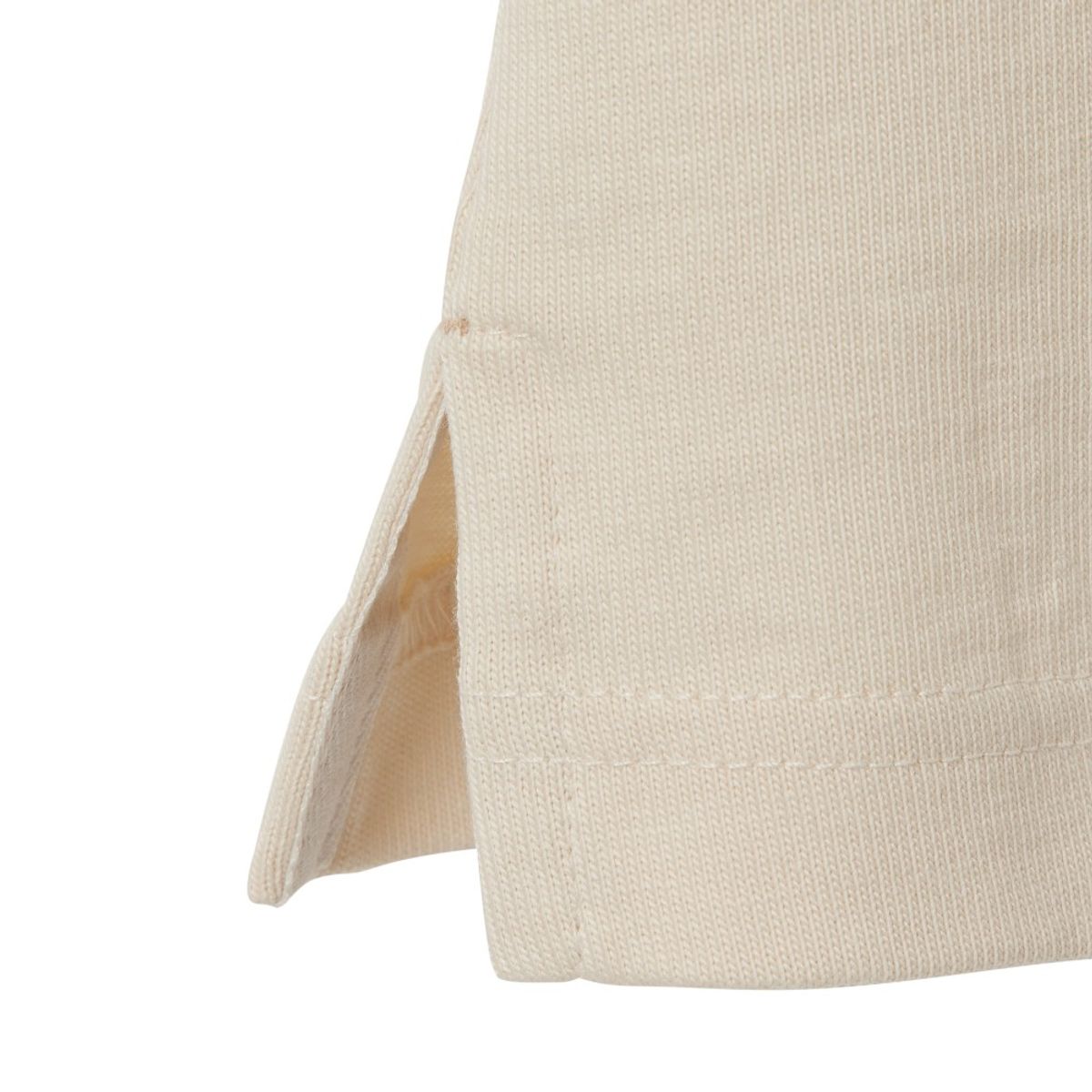 브롬톤 런던(BROMPTON LONDON) BASIC SOLID LONG SLEEVE T-SHIRT - CREAM (P253UTS411)
