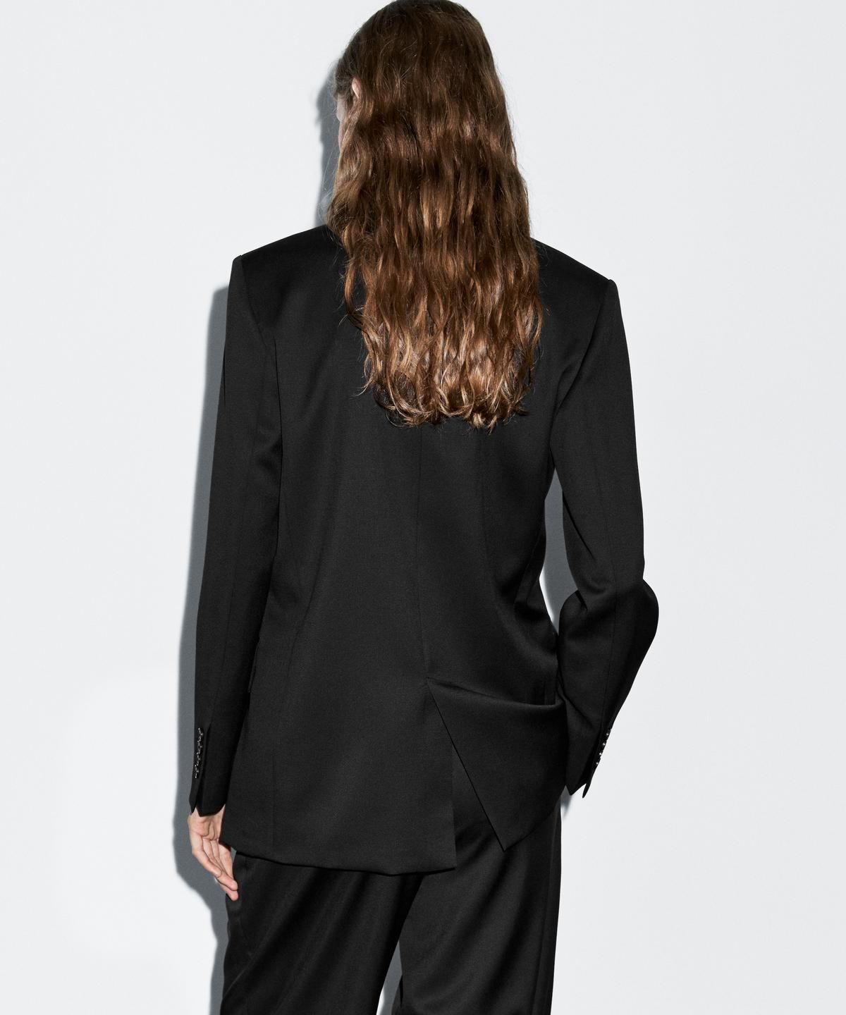 마시모두띠(MASSIMO DUTTI) 엑스트라 파인 울 플리츠 팬츠