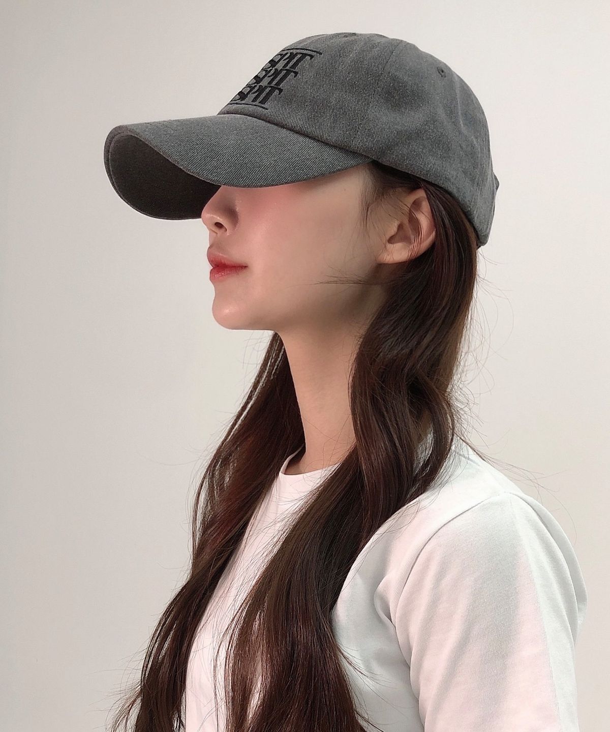 투에스핏(TOOSPIT) CLASSIC LOGO BALL CAP (GRAY)