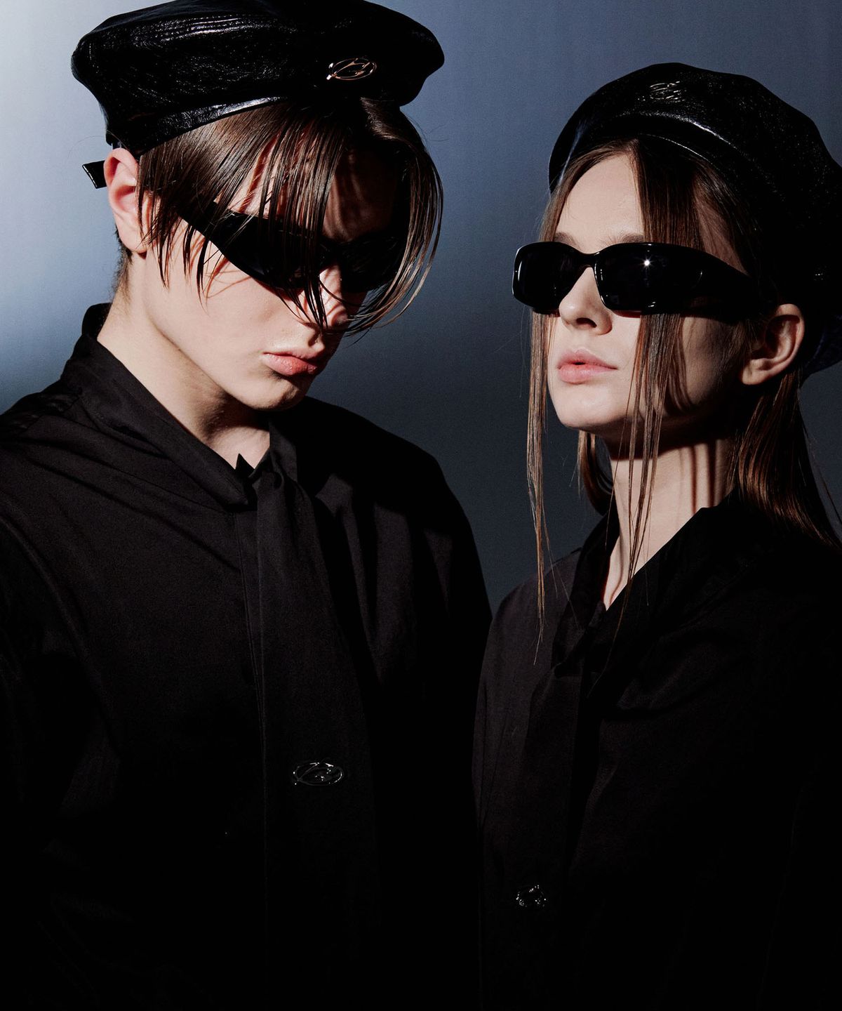 모어댄블랙(MORE THAN BLACK) LEATHER BERET