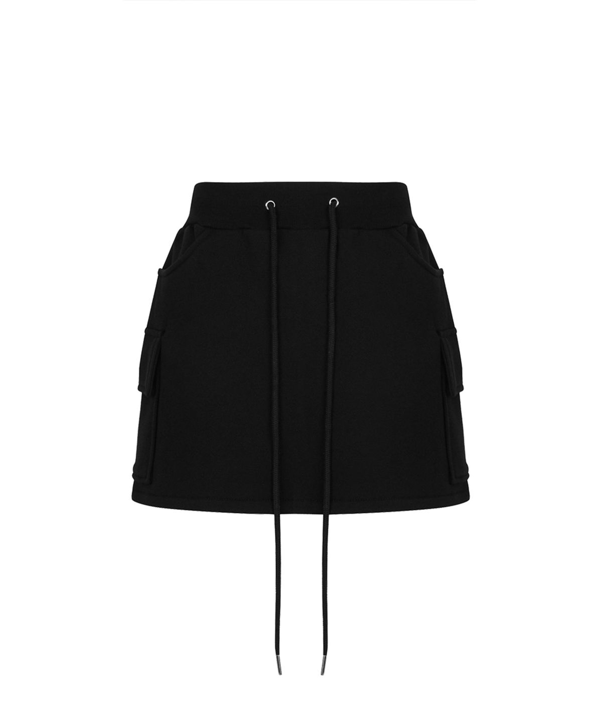 모어댄블랙(MORE THAN BLACK) LOGO CARGO SWEAT SKIRT
