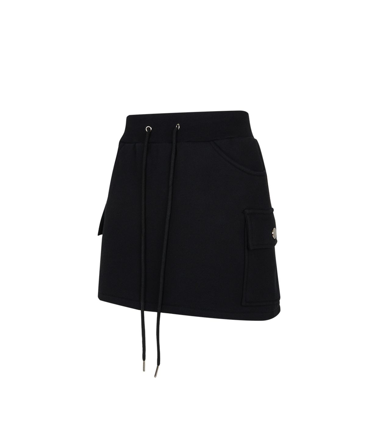 모어댄블랙(MORE THAN BLACK) LOGO CARGO SWEAT SKIRT