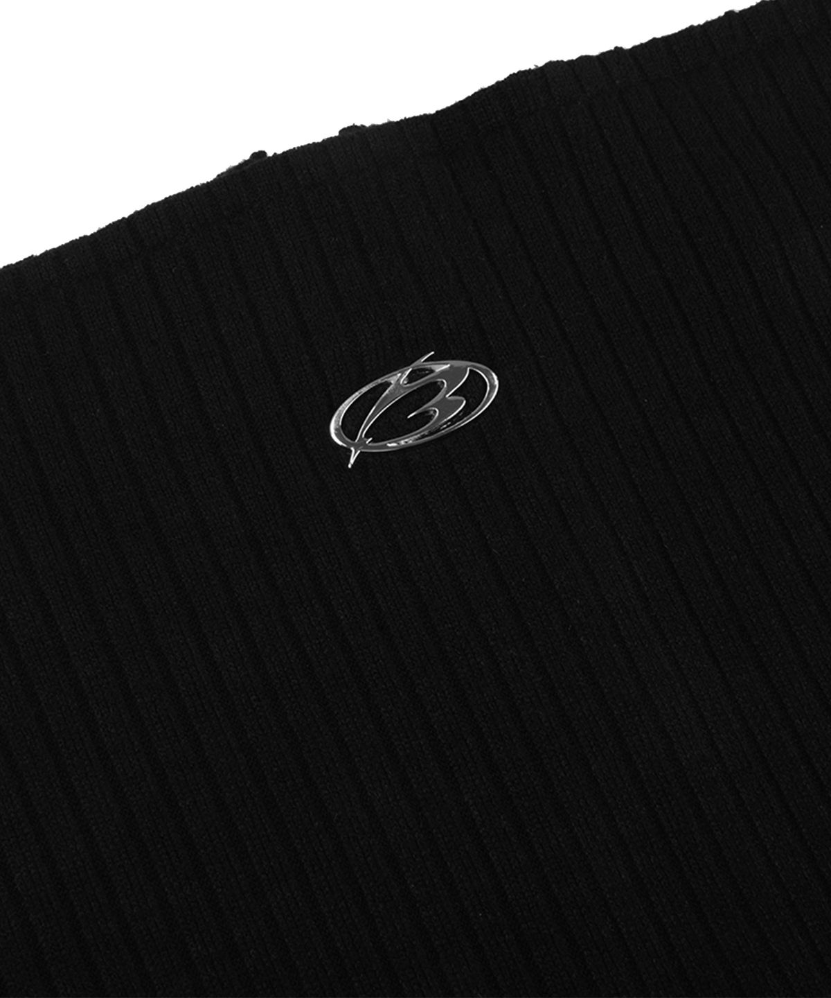 모어댄블랙(MORE THAN BLACK) LOGO KNIT TANK TOP