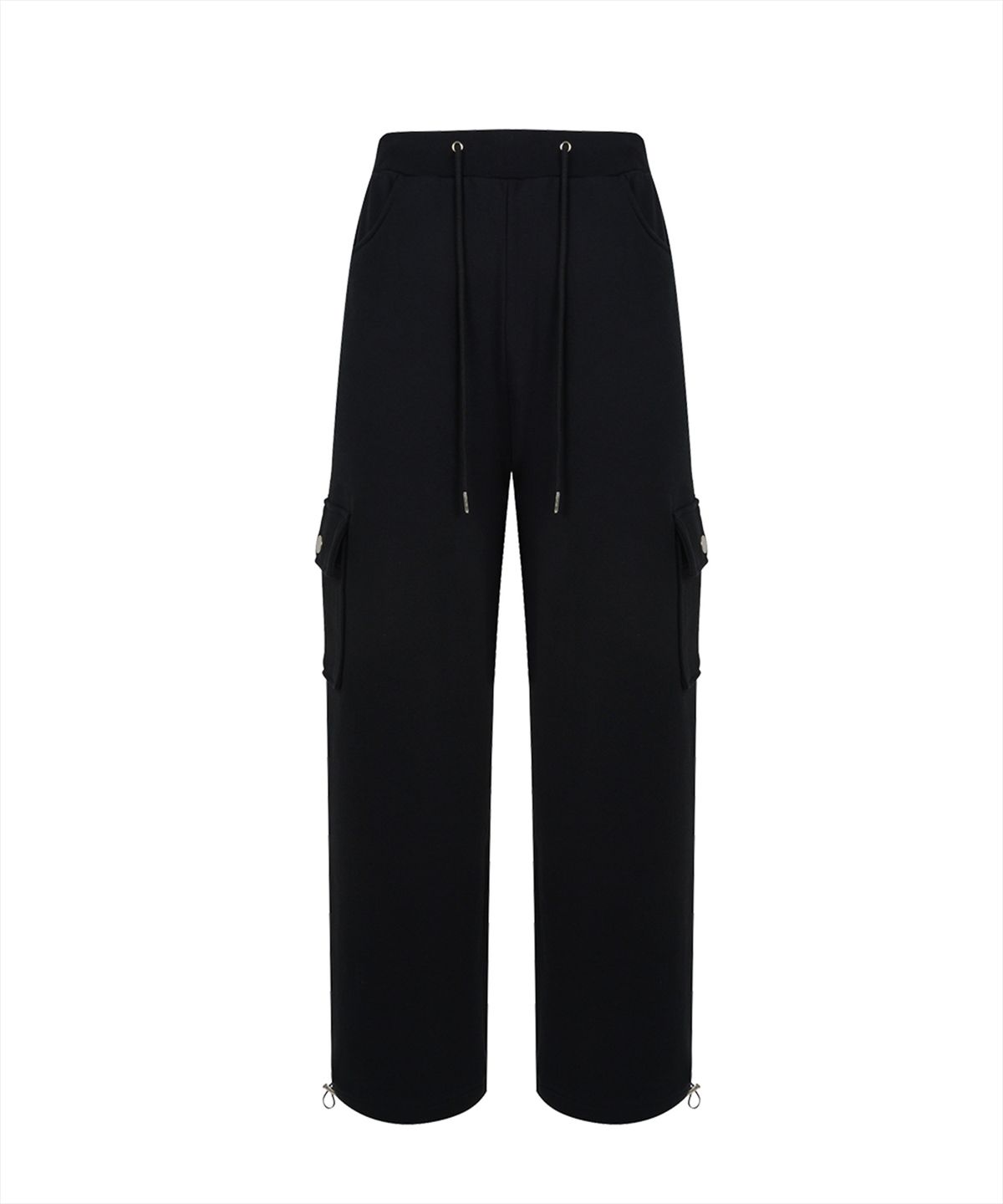 모어댄블랙(MORE THAN BLACK) LOGO CARGO SWEAT PANTS