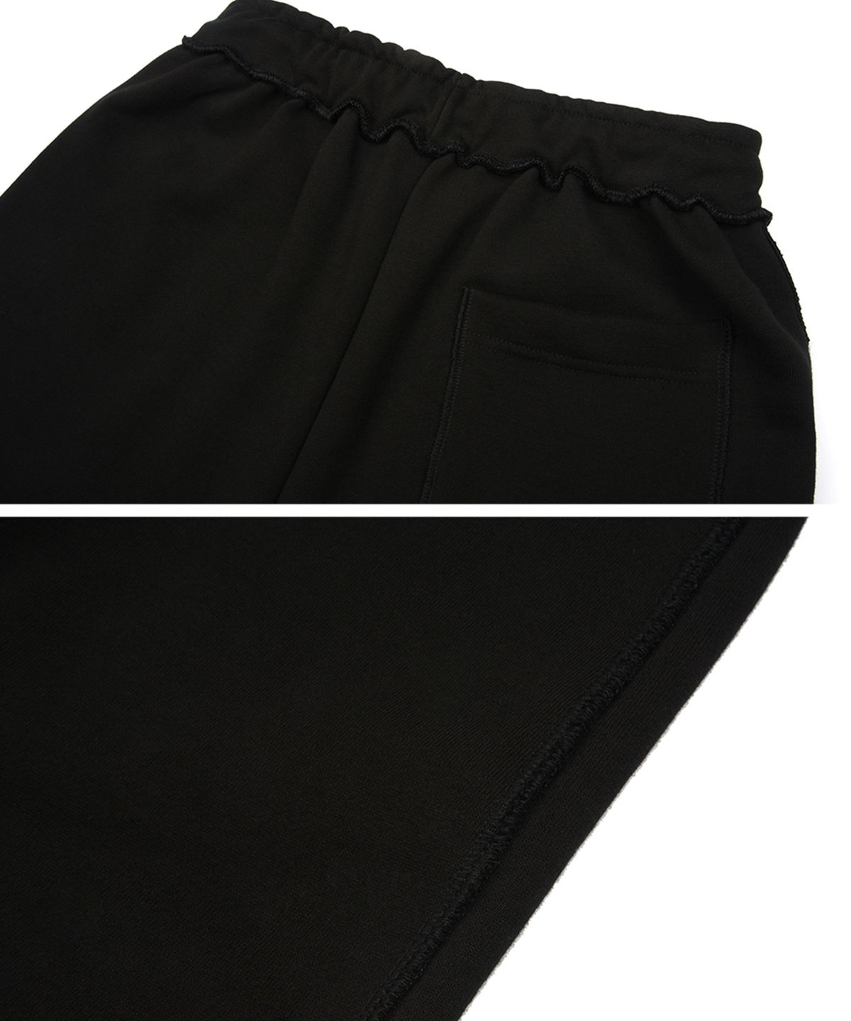 모어댄블랙(MORE THAN BLACK) CUT OFF SWEAT SHORTS