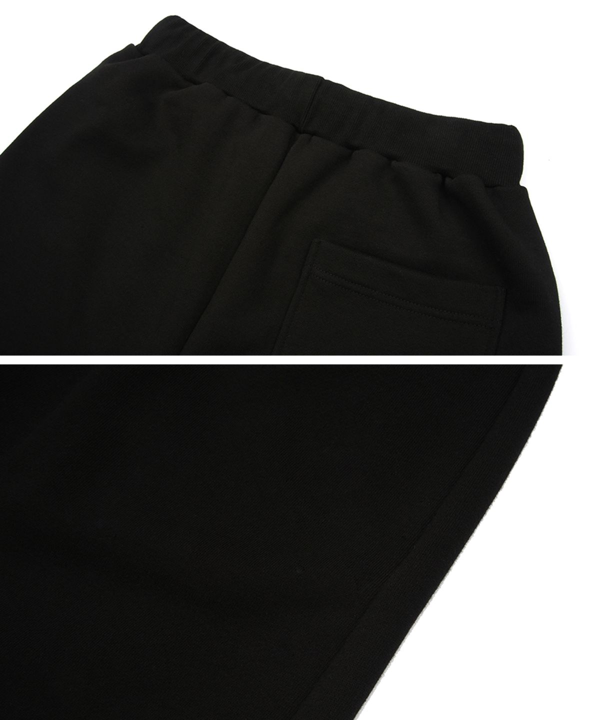 모어댄블랙(MORE THAN BLACK) LOGO SWEAT SHORTS