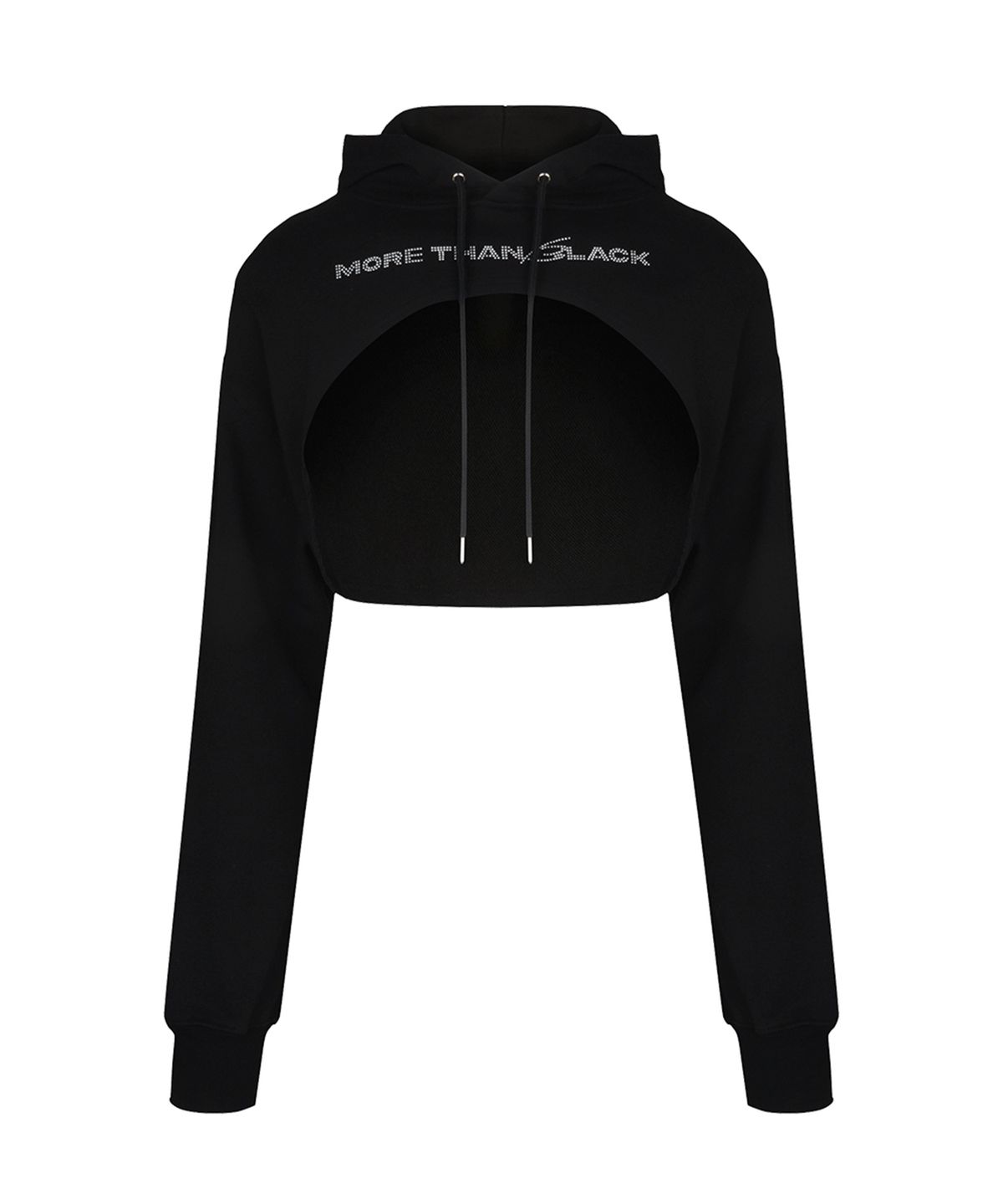 모어댄블랙(MORE THAN BLACK) BIZ CROP HOOD