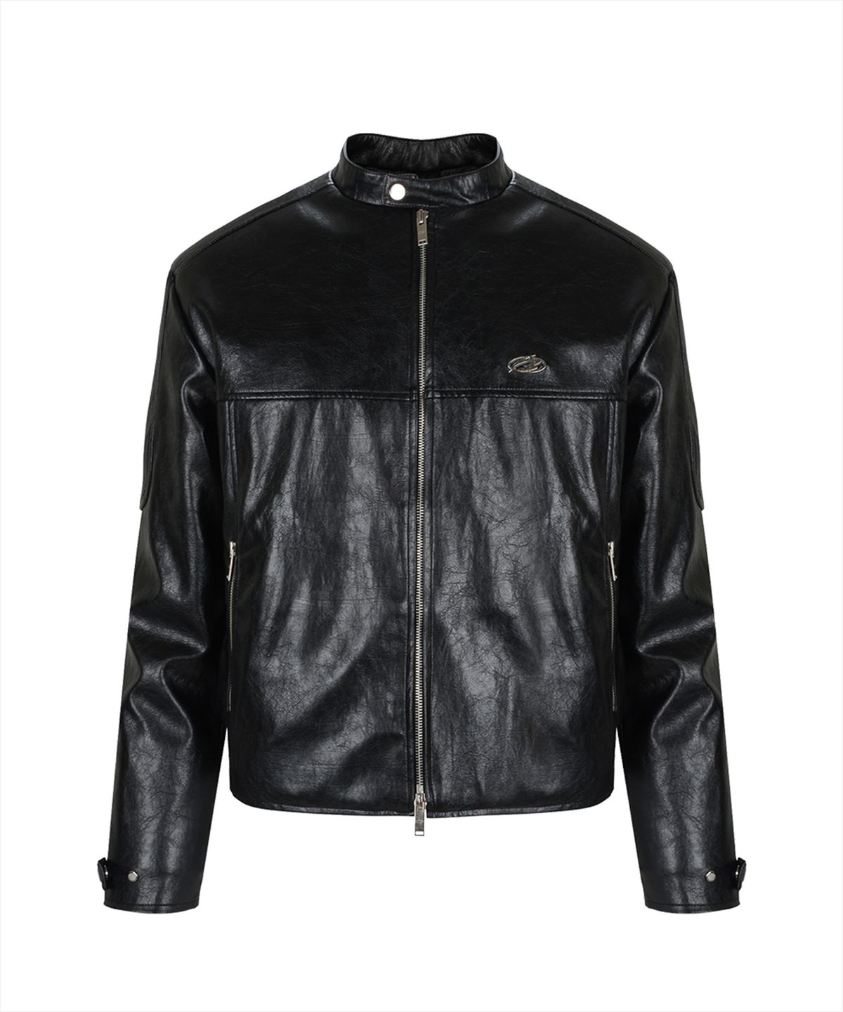 모어댄블랙(MORE THAN BLACK) LEATEHR BIKER JACKET