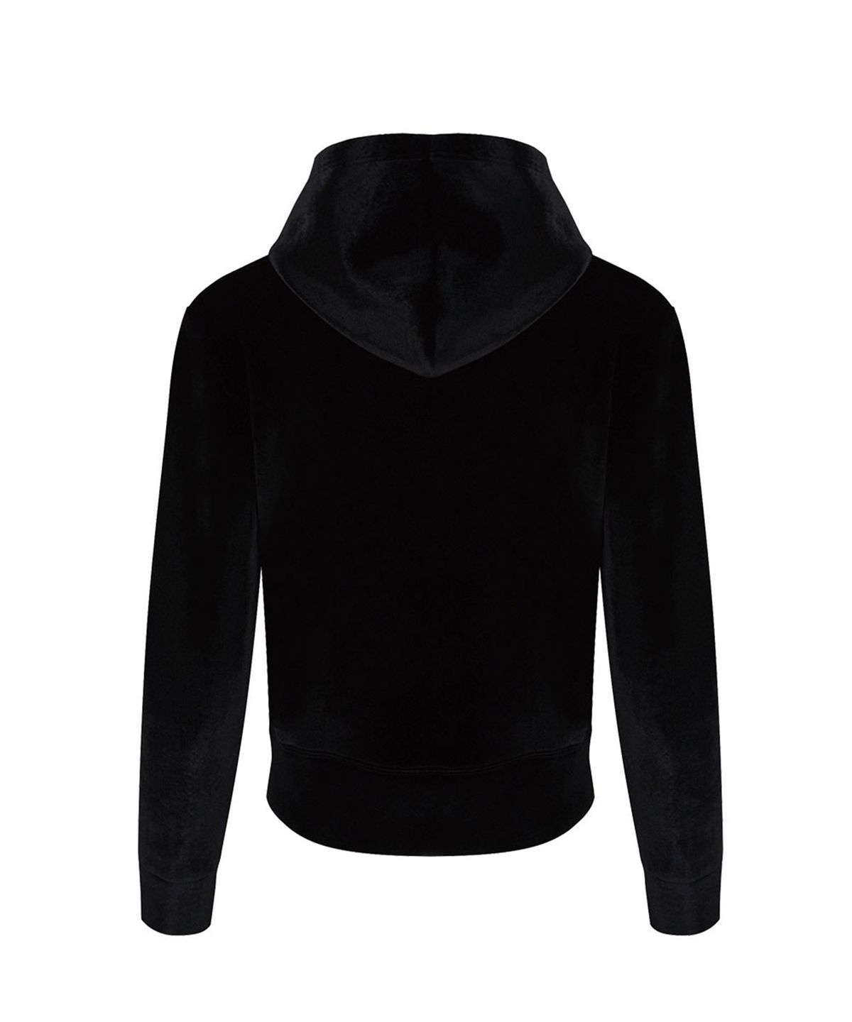 모어댄블랙(MORE THAN BLACK) LOGO HOOD VELVET JACKET