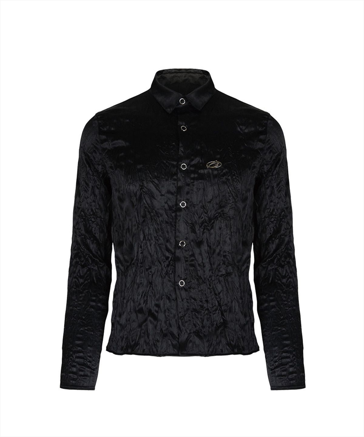 모어댄블랙(MORE THAN BLACK) LOGO WRINKLE SHIRT