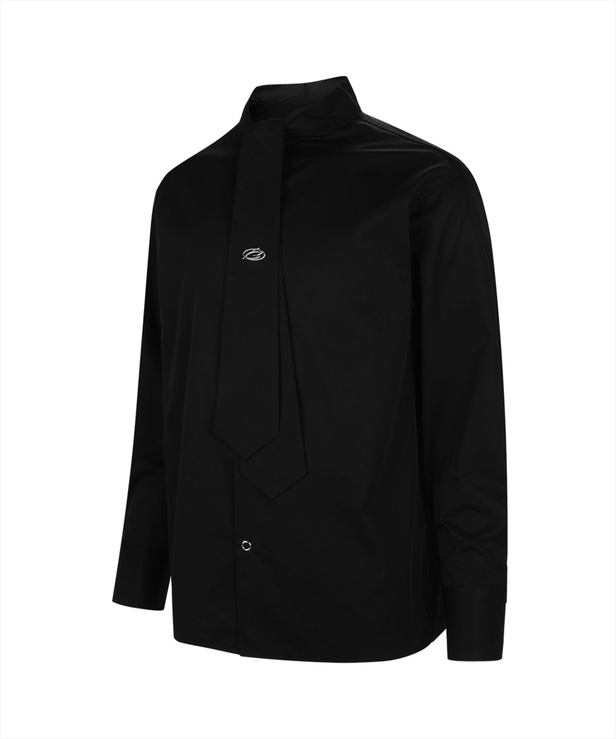 모어댄블랙(MORE THAN BLACK) LOGO TIE SHIRT