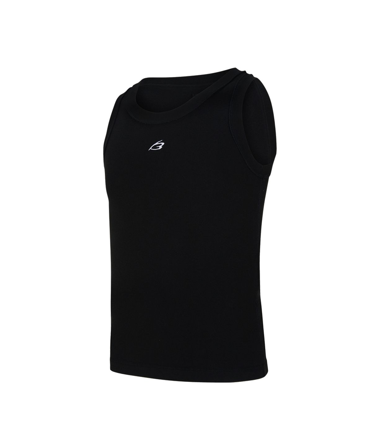 모어댄블랙(MORE THAN BLACK) NEW CUT OFF SLEEVELESS - BLACK