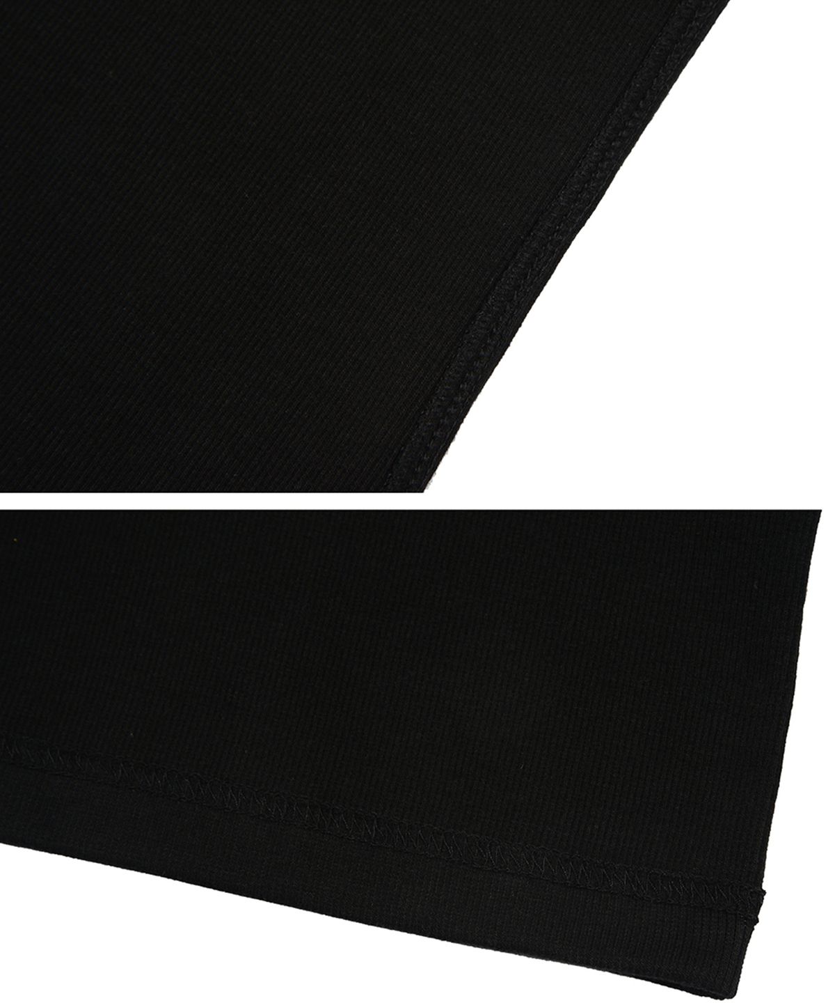 모어댄블랙(MORE THAN BLACK) NEW CUT OFF SLEEVELESS - BLACK