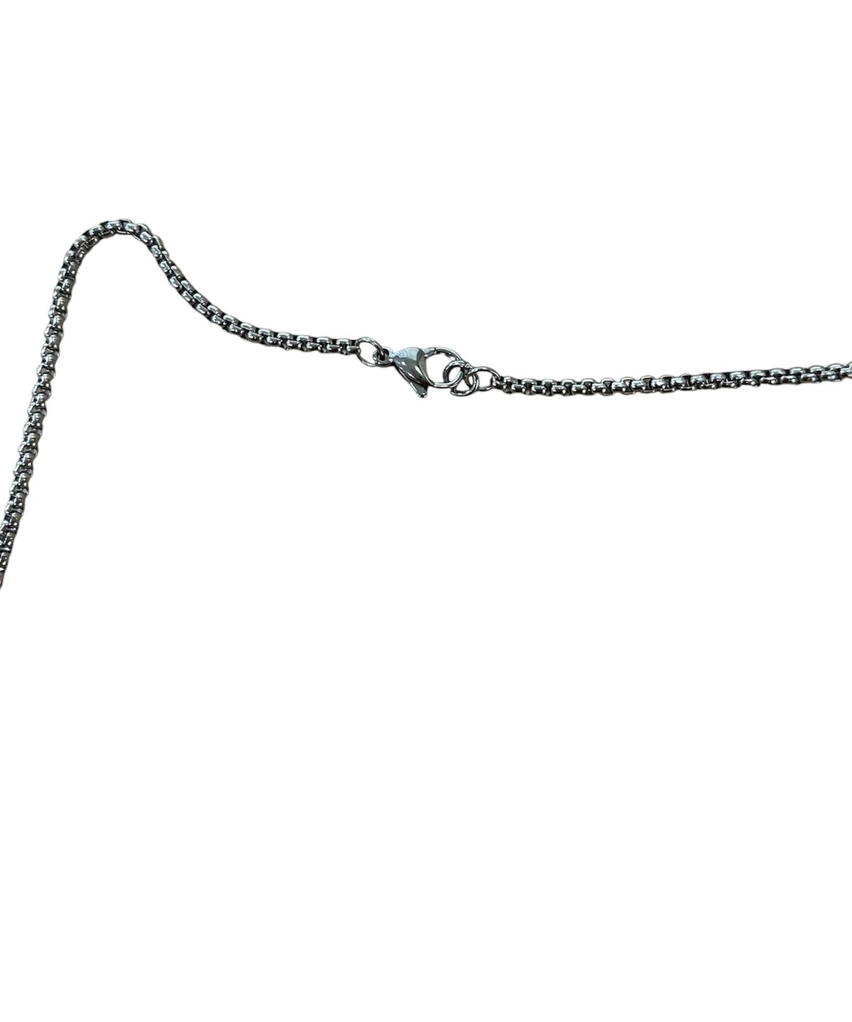 스케이터락(SK8ER ROCK) Antique Cross Long Chain Necklace ((steel))