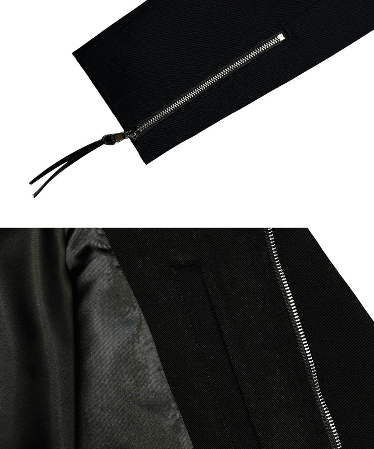 모어댄블랙(MORE THAN BLACK) RIVET WESTERN JACKET