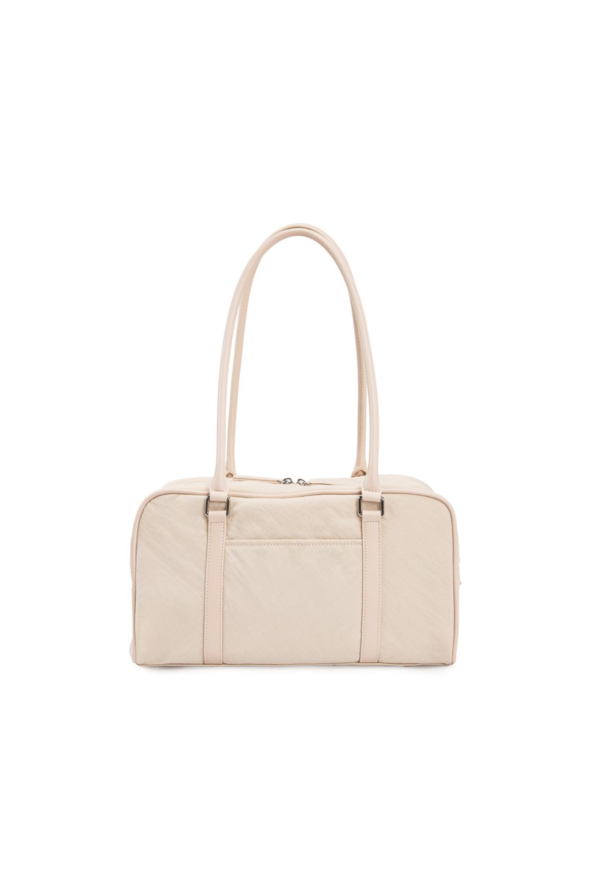MUSINSA公式 | MATIN KIM DOUBLE POCKET SPORTY TOTE BAG IN BEIGE