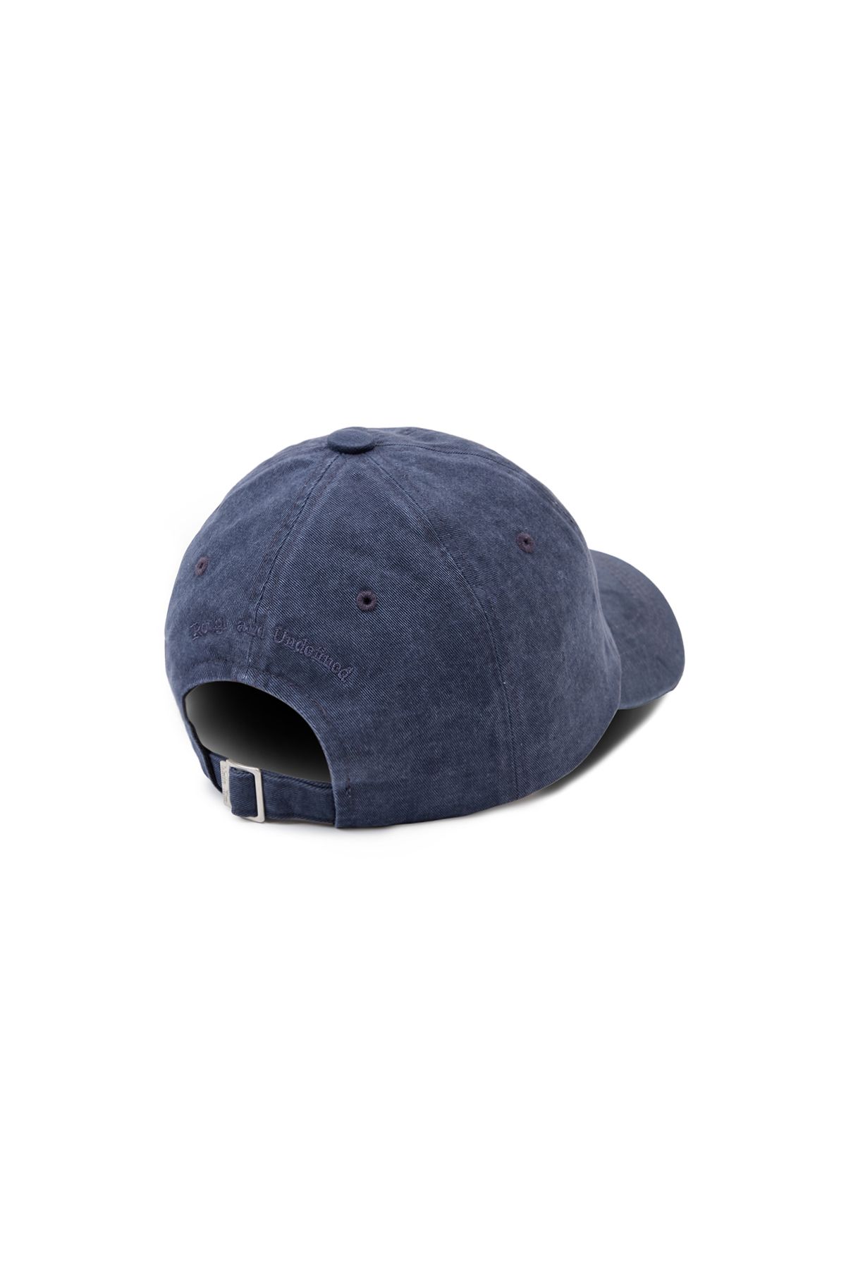 MUSINSA | MATIN KIM WASHED CIRCLE LOGO BALL CAP IN NAVY