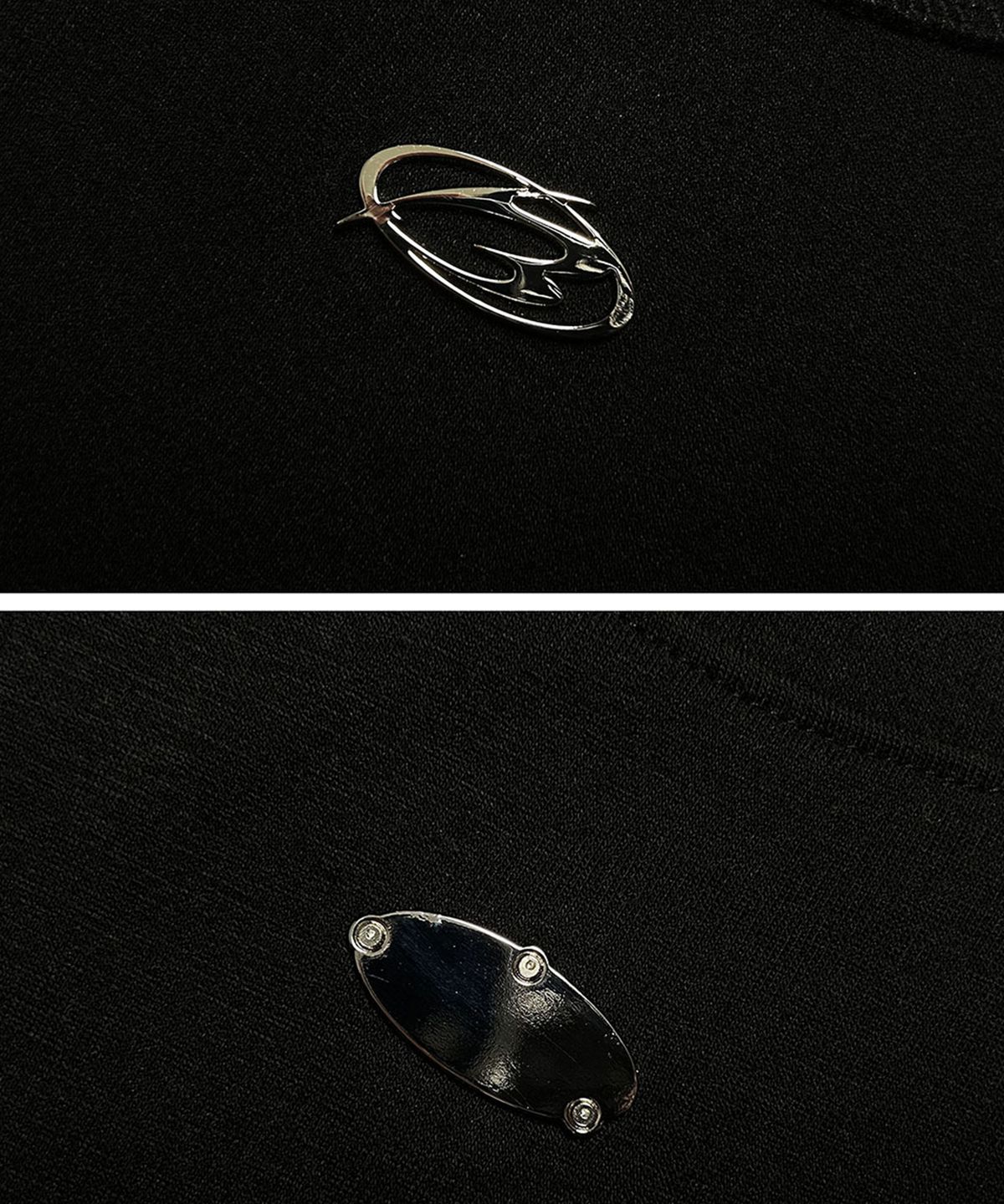 모어댄블랙(MORE THAN BLACK) LOGO CUT OFF HALF SLEEVE