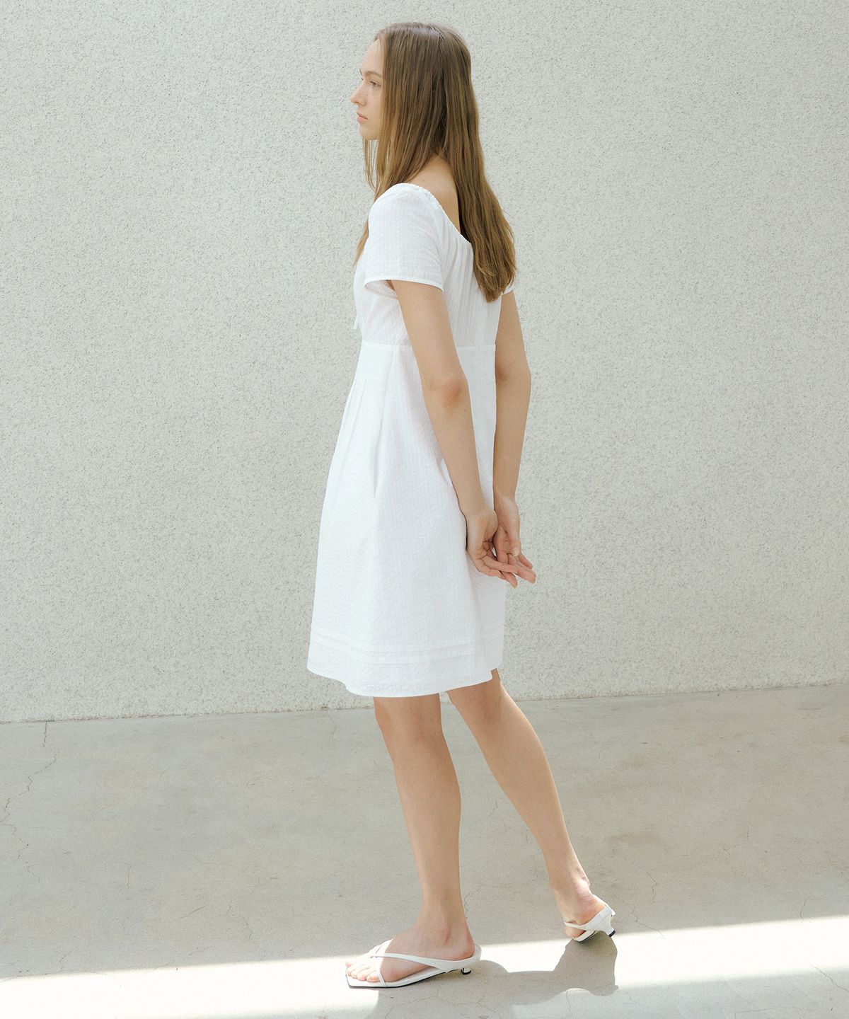 오떼뜨(OCTETTE) DOBBY HIGH WAIST OPS_WHITE