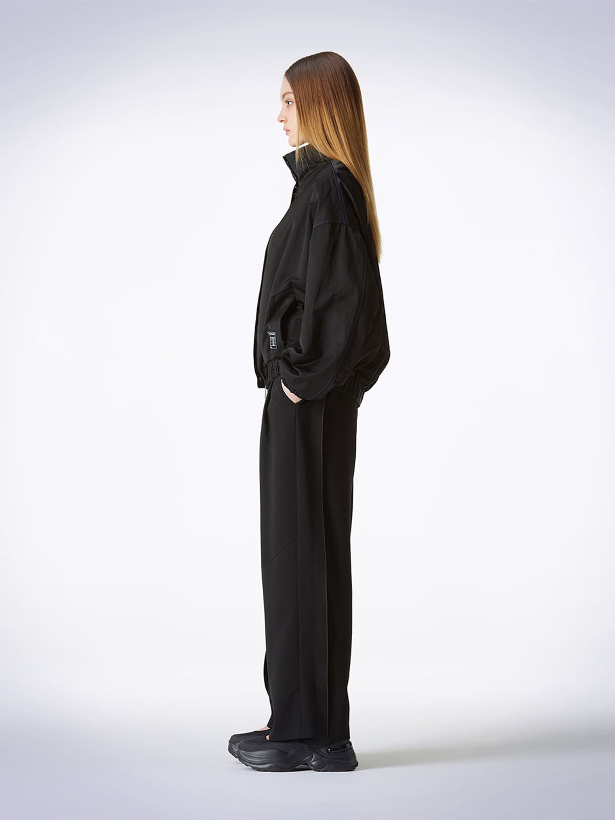 하우스공칠이씨(HAUS072C) COLLINS JACKET BLACK