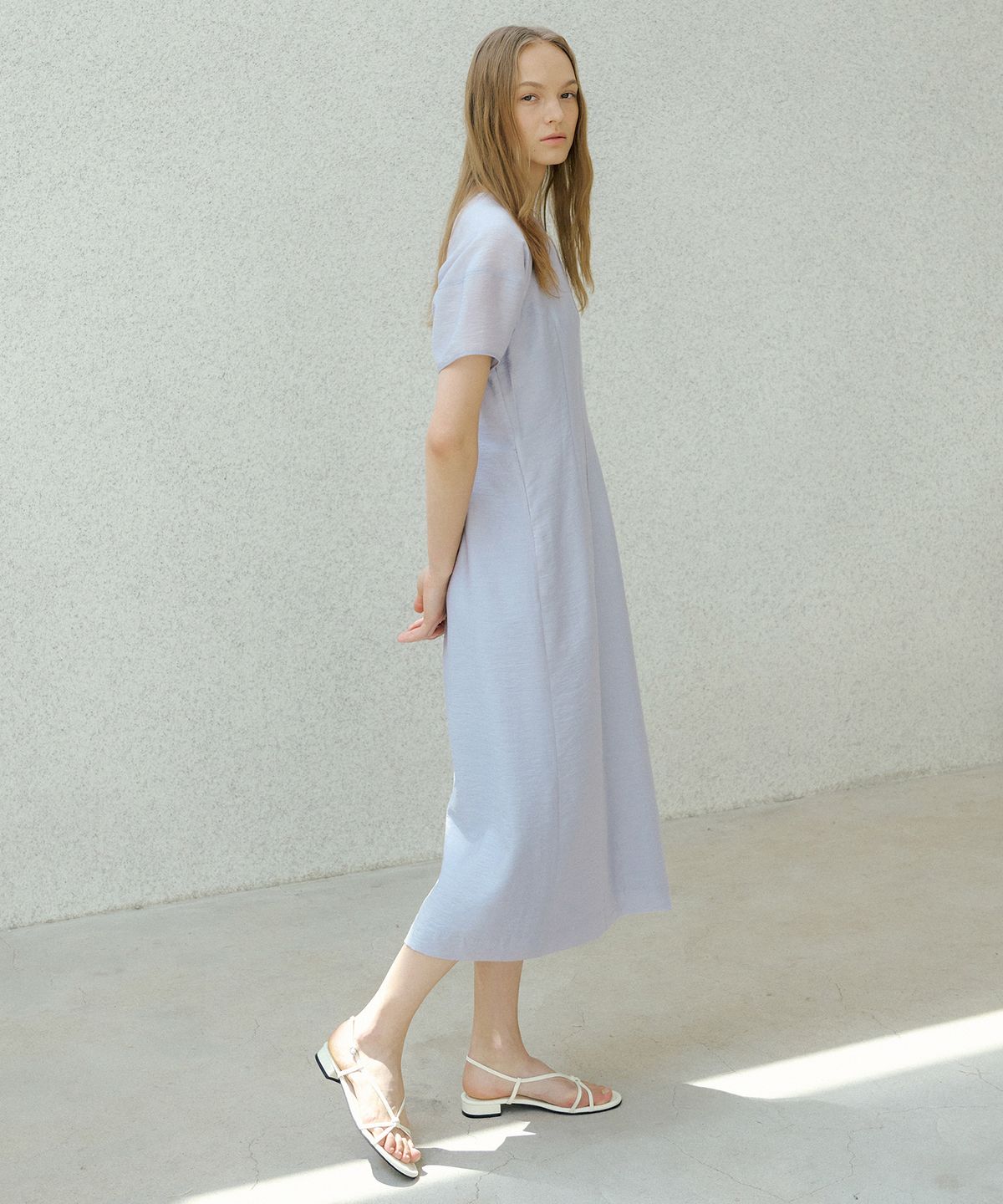 오떼뜨(OCTETTE) MONA WOOL TENCEL SHEER LINE OPS_2COLOR