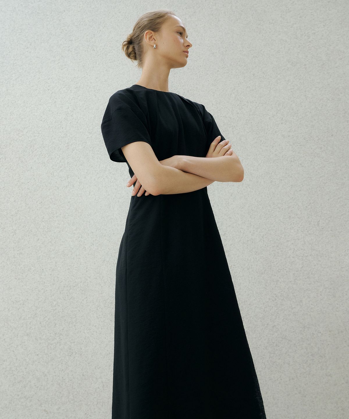 오떼뜨(OCTETTE) MONA WOOL TENCEL SHEER LINE OPS_2COLOR