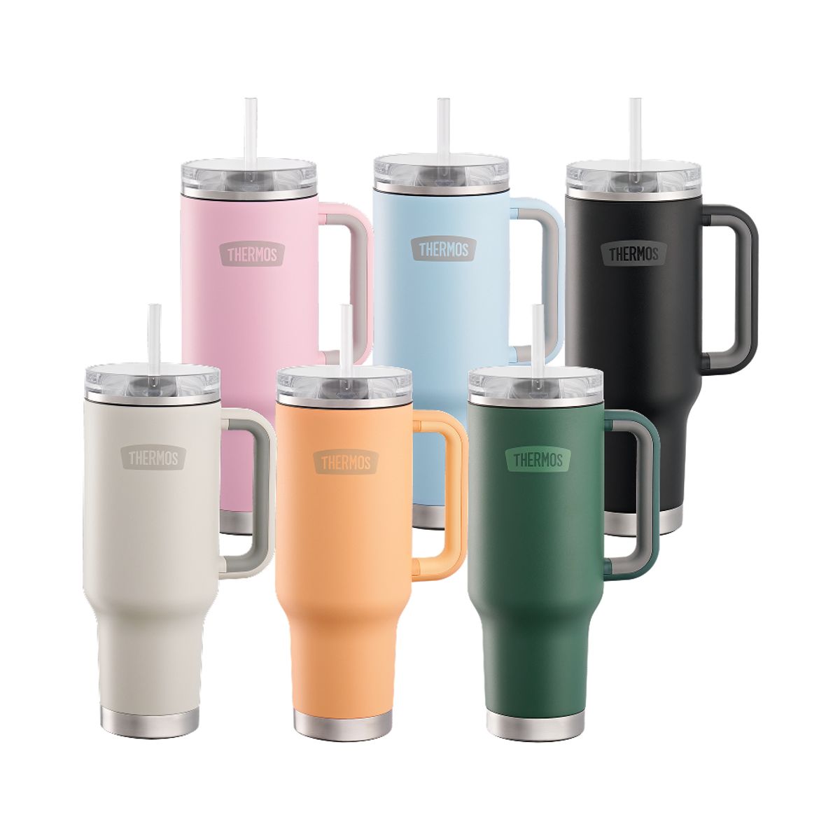 써모스(THERMOS) 보냉 스텐인리스 대용량 맥스포터블 컵앤텀블러 TS-180K (1.2L)