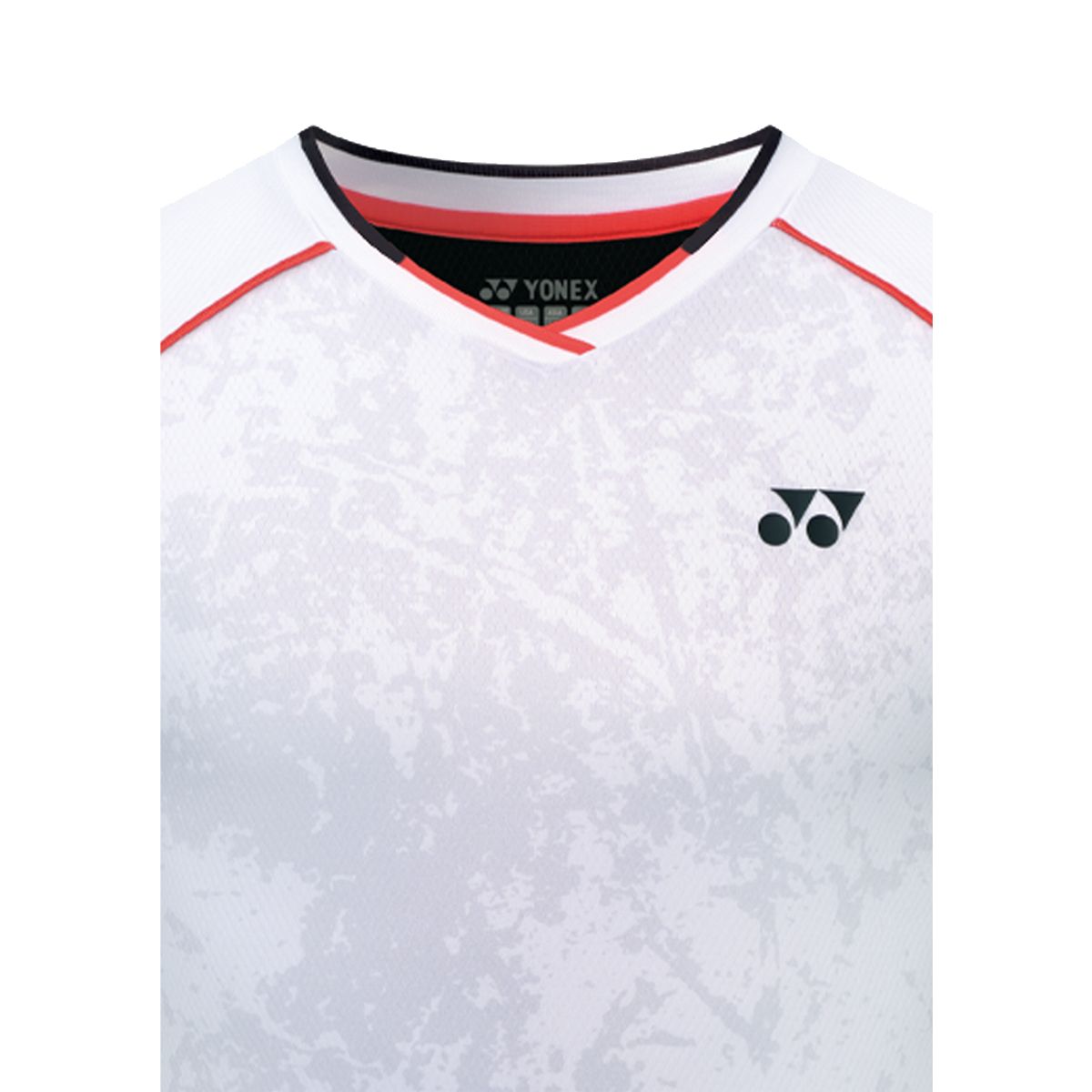 요넥스(YONEX) 253TS005M 화이트 남성용 레드라인 그래픽 게임웨어