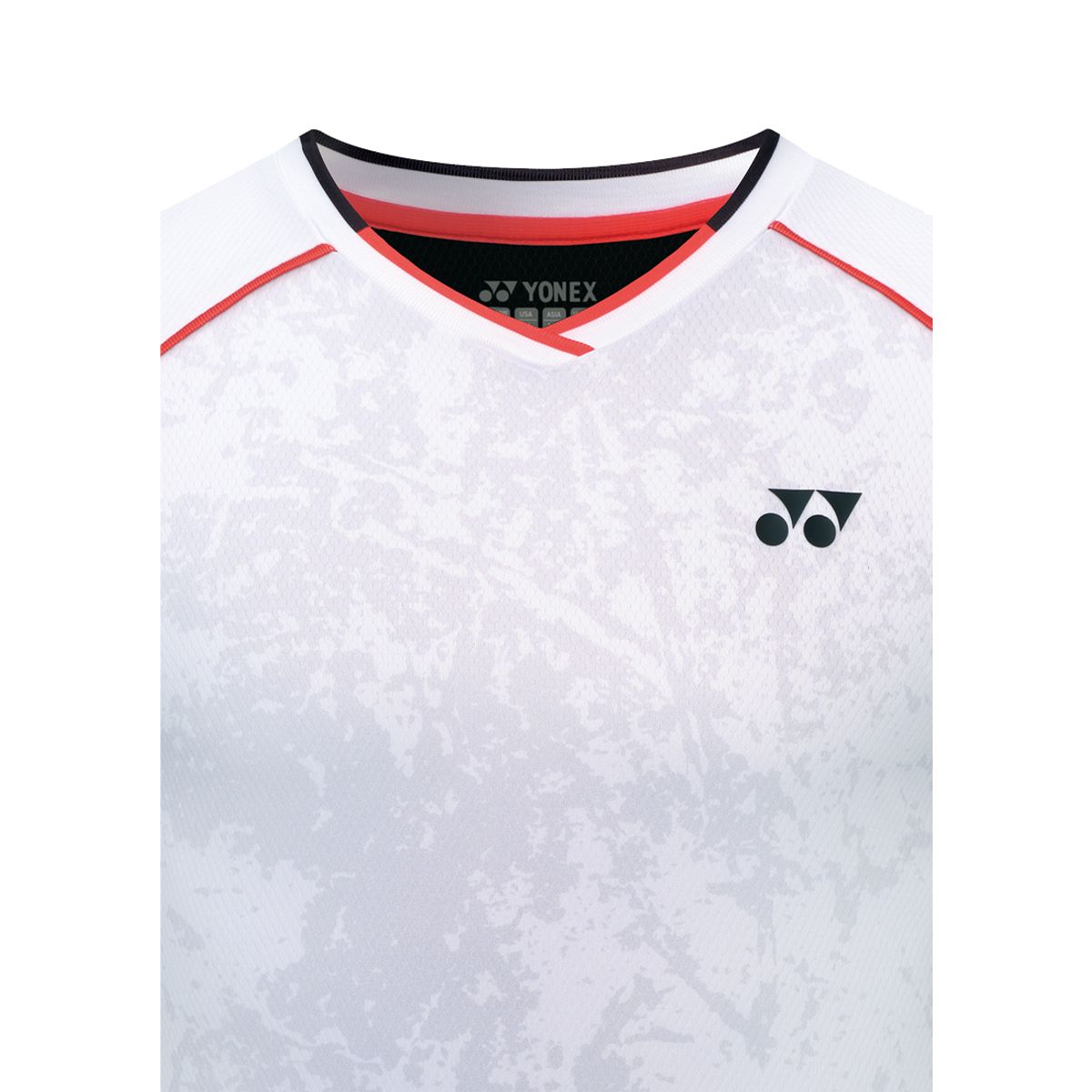 요넥스(YONEX) 253TS006F 화이트 여성용 레드라인 그래픽 게임웨어